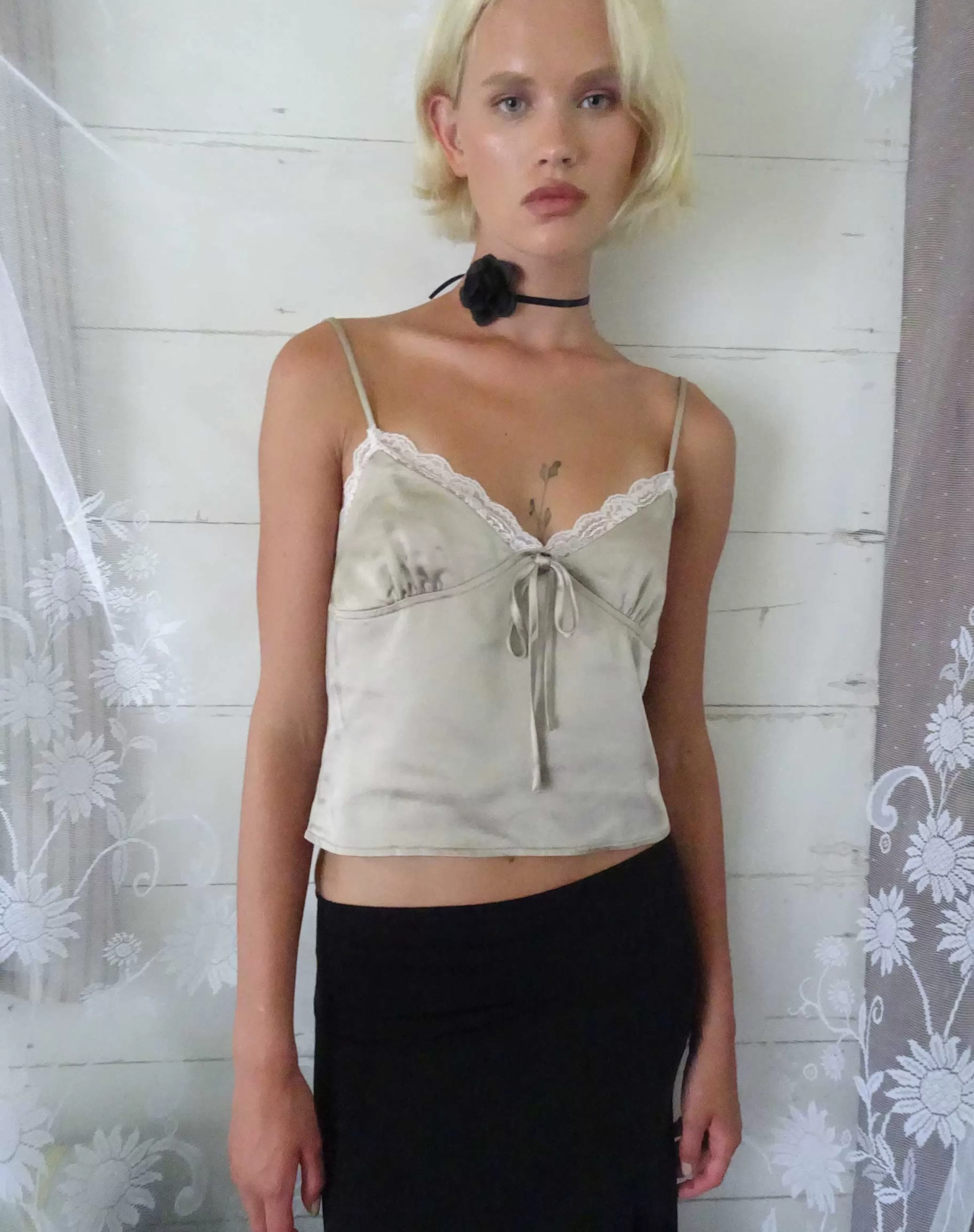 Discount Adalia Cami Top In Satin Champagne SALE TOPS
