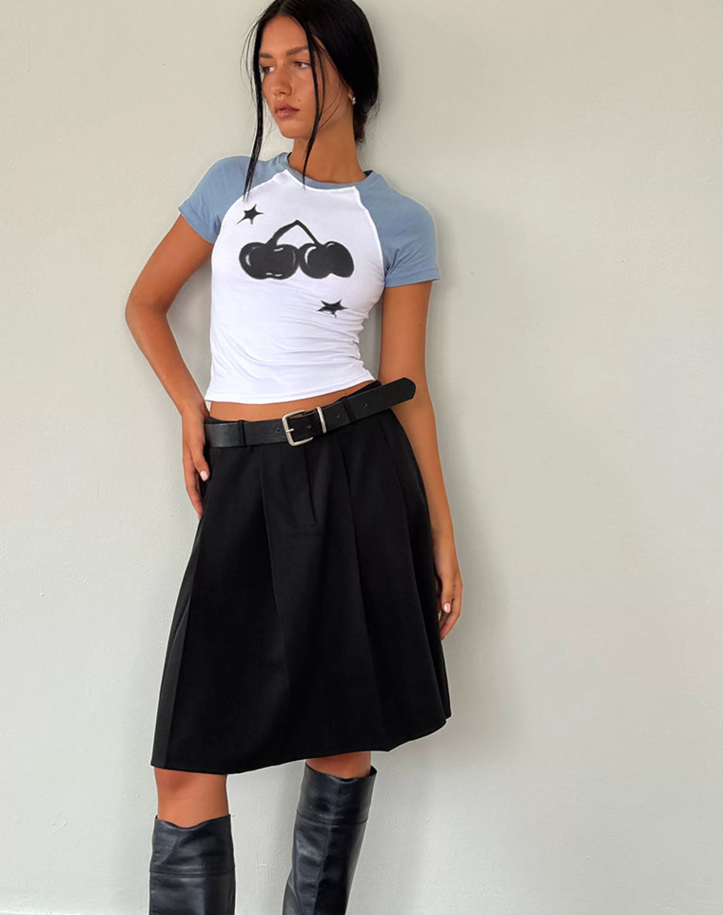Discount Agneta Baby Tee In TEES | CROP TOPS