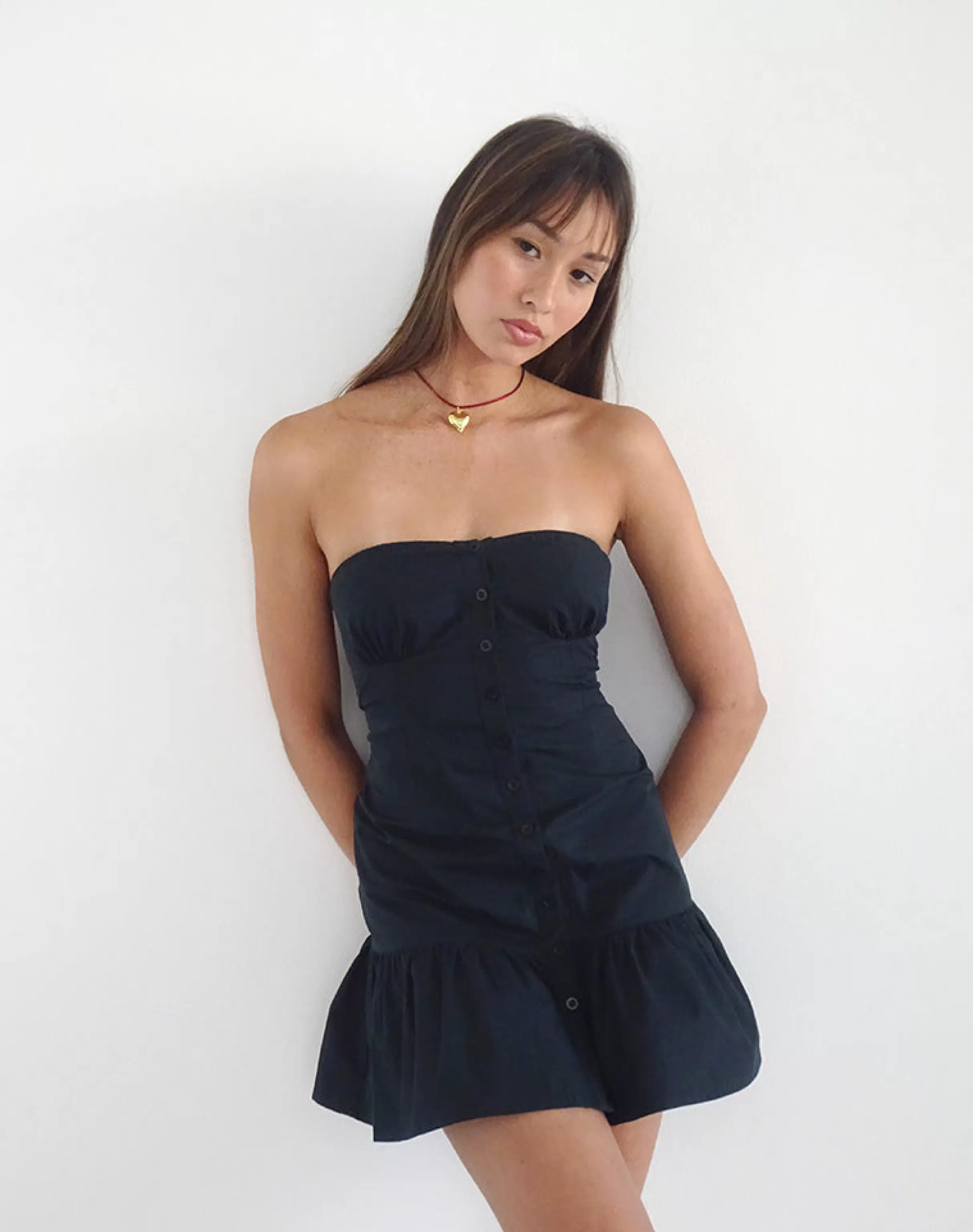 Shop Alden Mini Dress In Tap Shoe Black DAY DRESSES | BODYCON DRESSES