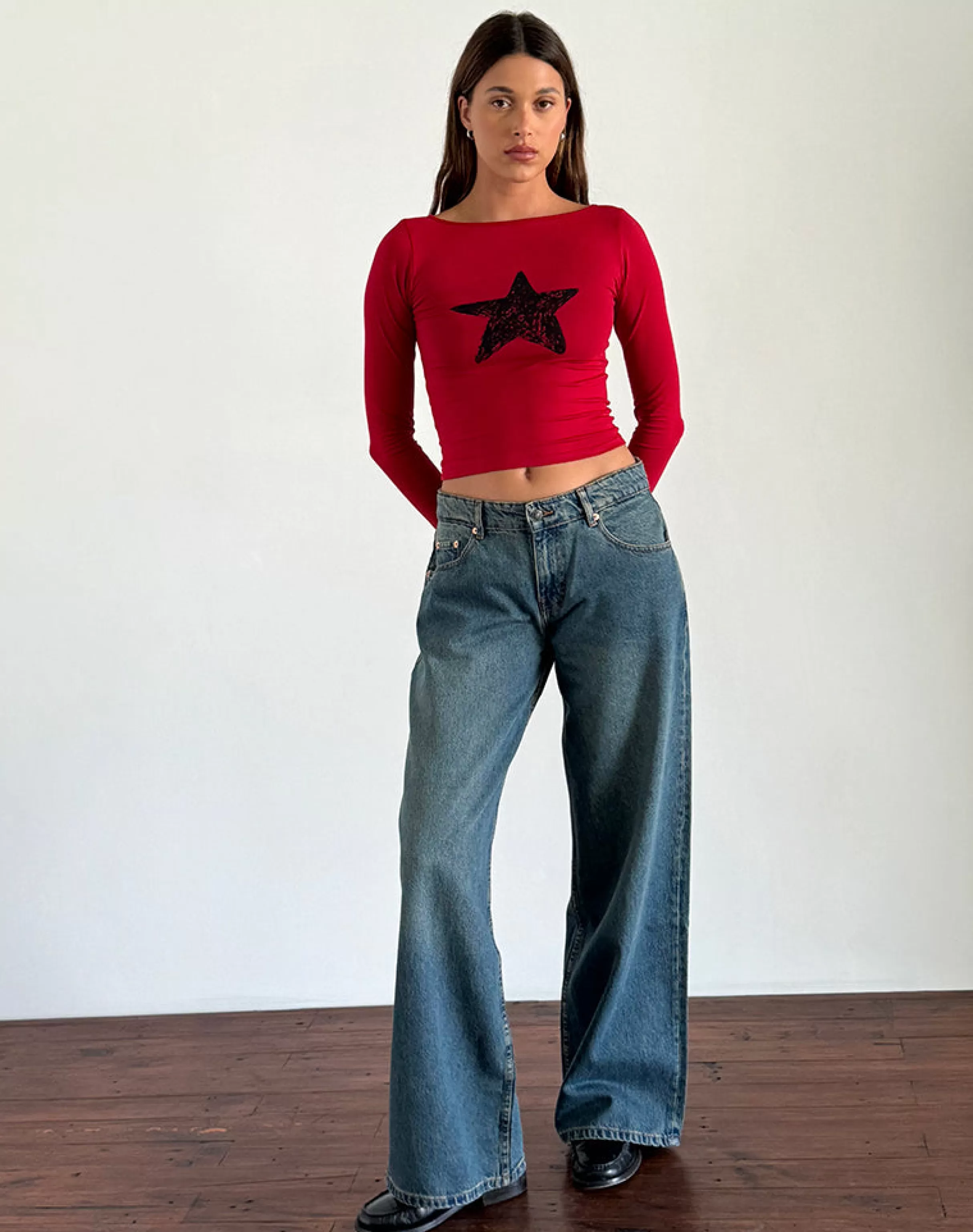 Cheap Amabon Long Sleeve Top In BASICS | BASIC TOPS