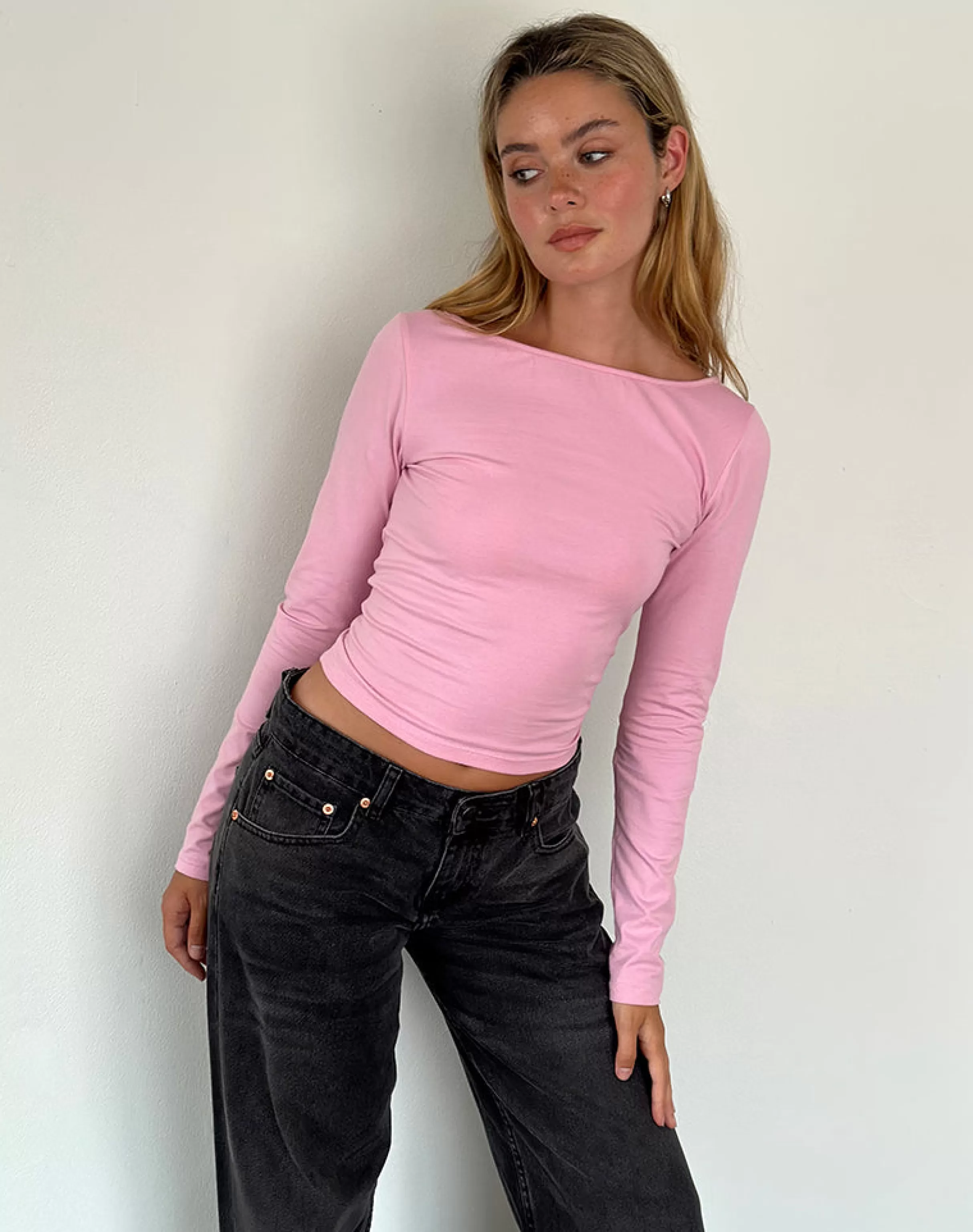 Fashion Amabon Long Sleeve Top In BASICS | LONG SLEEVE TOPS
