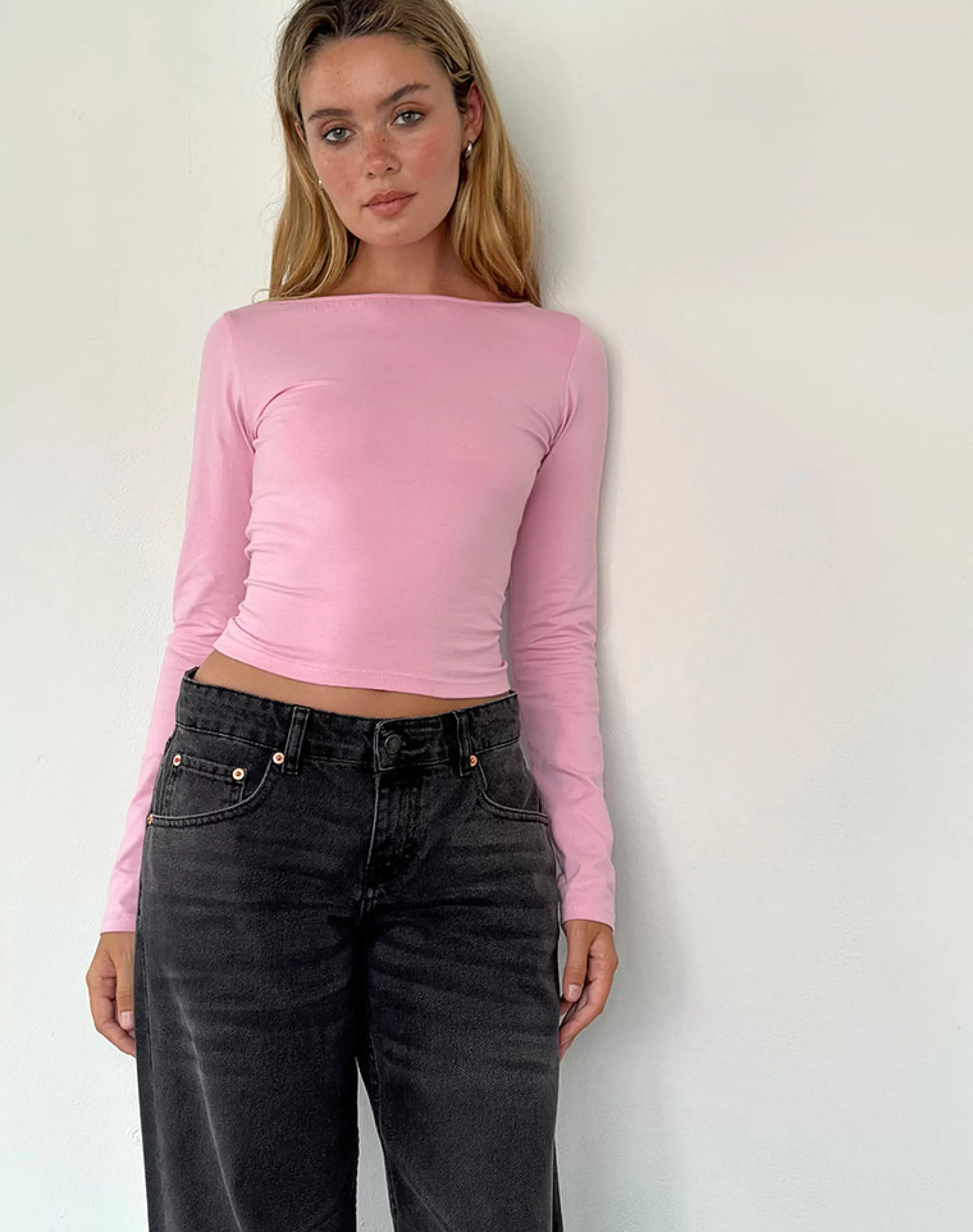 Fashion Amabon Long Sleeve Top In BASICS | LONG SLEEVE TOPS