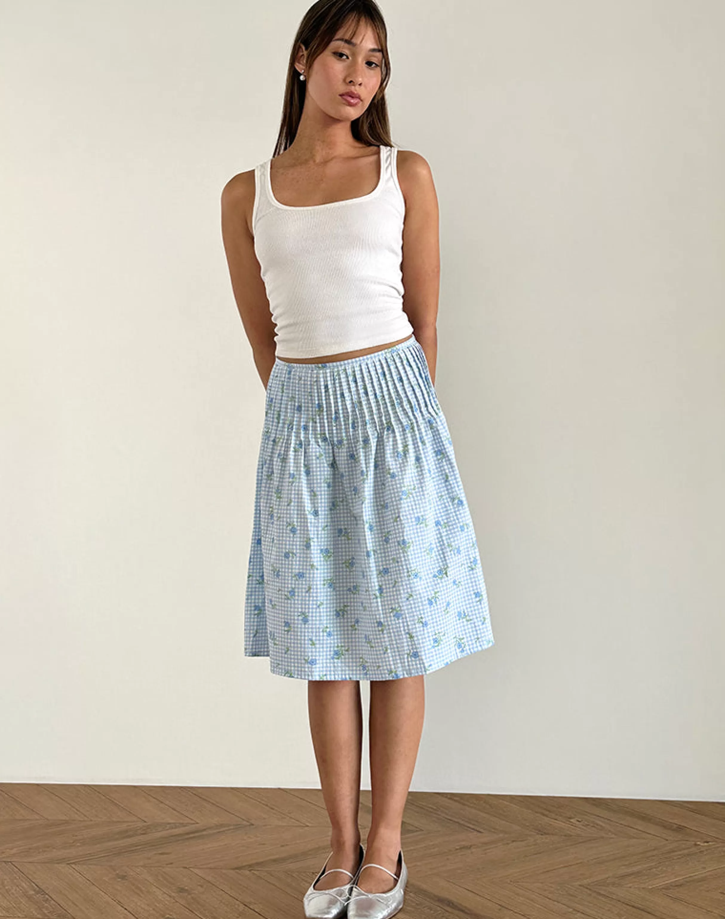 Hot Asada Midi Skirt In STRAWBERRY GIRL | PRINTED SKIRTS