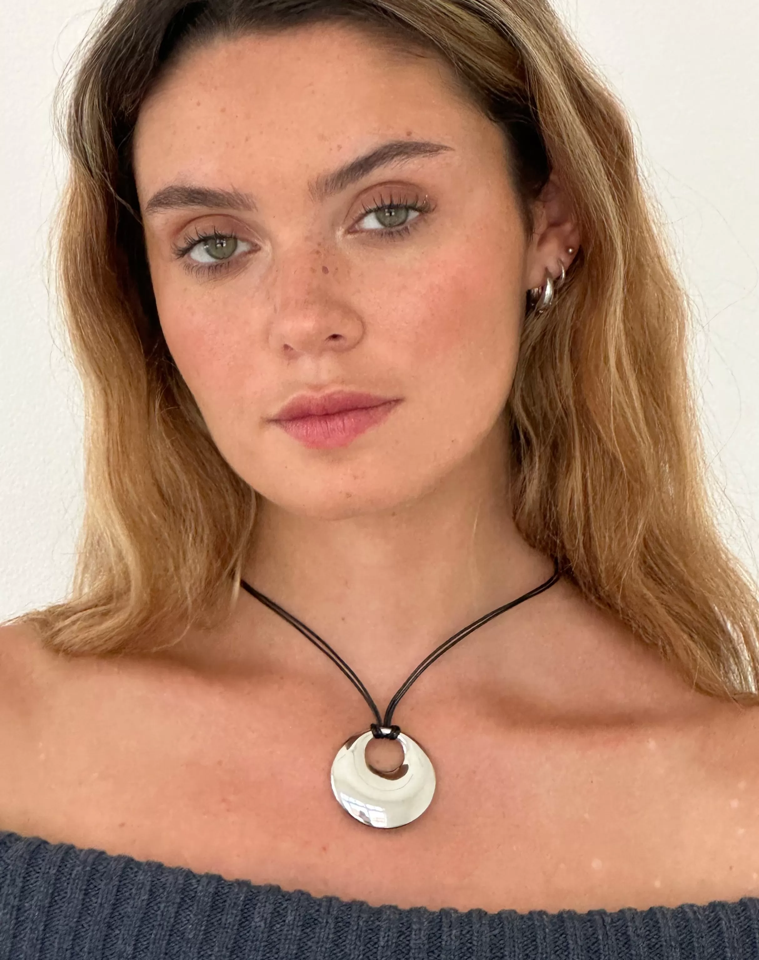 New Aurora Cord Circle Necklace By Gemini Jewels ACCESSORIES