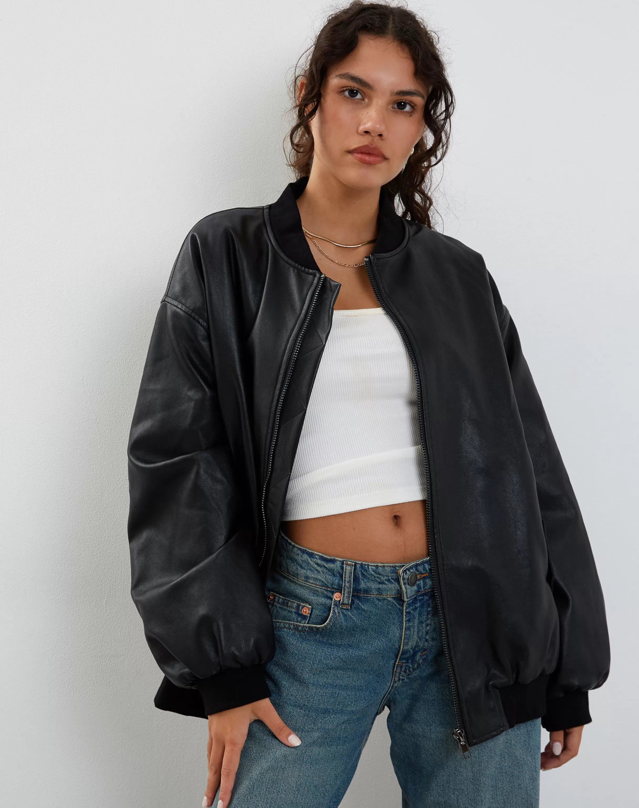 Store Benta Jacket In PU JACKETS | JACKETS