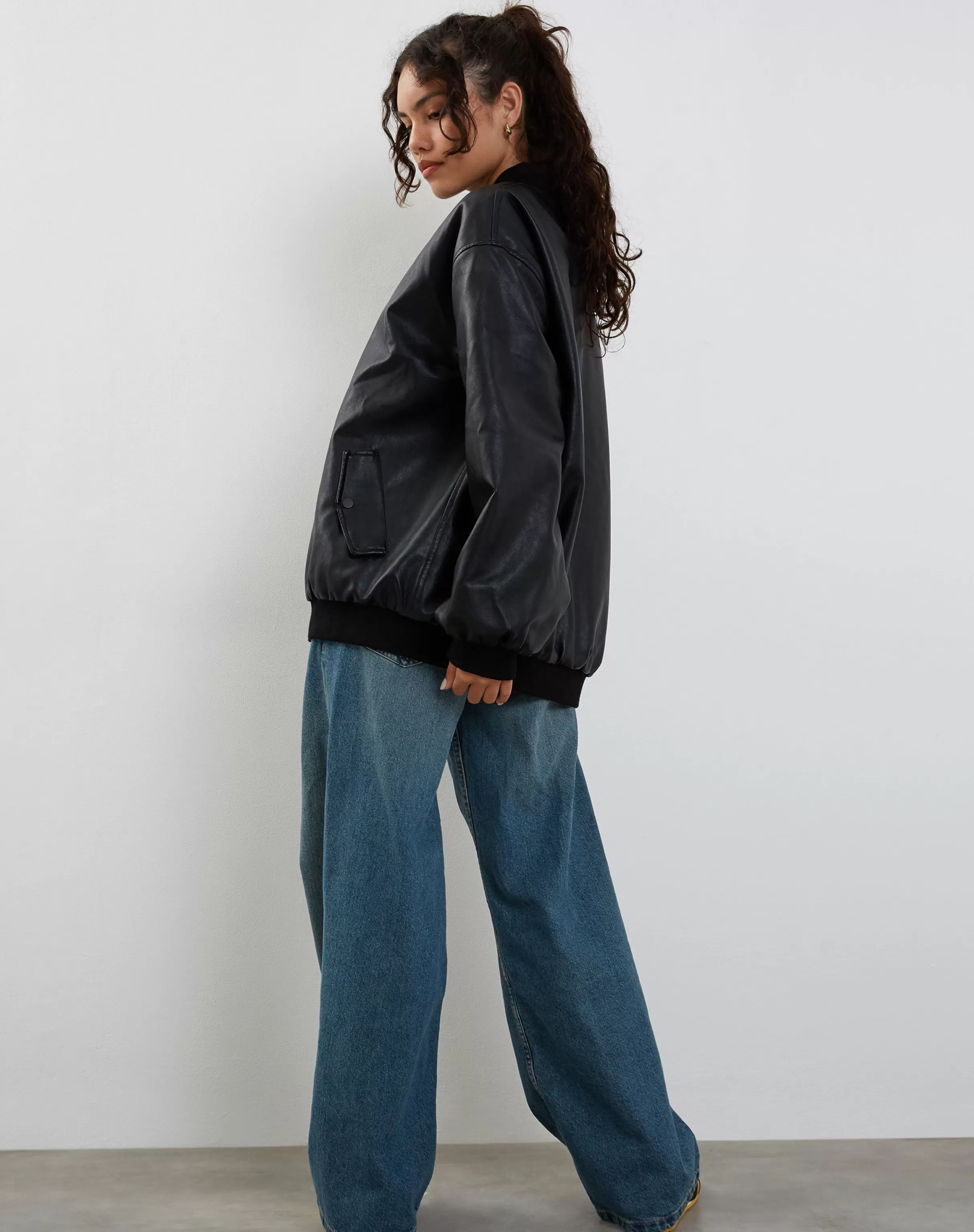 Store Benta Jacket In PU JACKETS | JACKETS