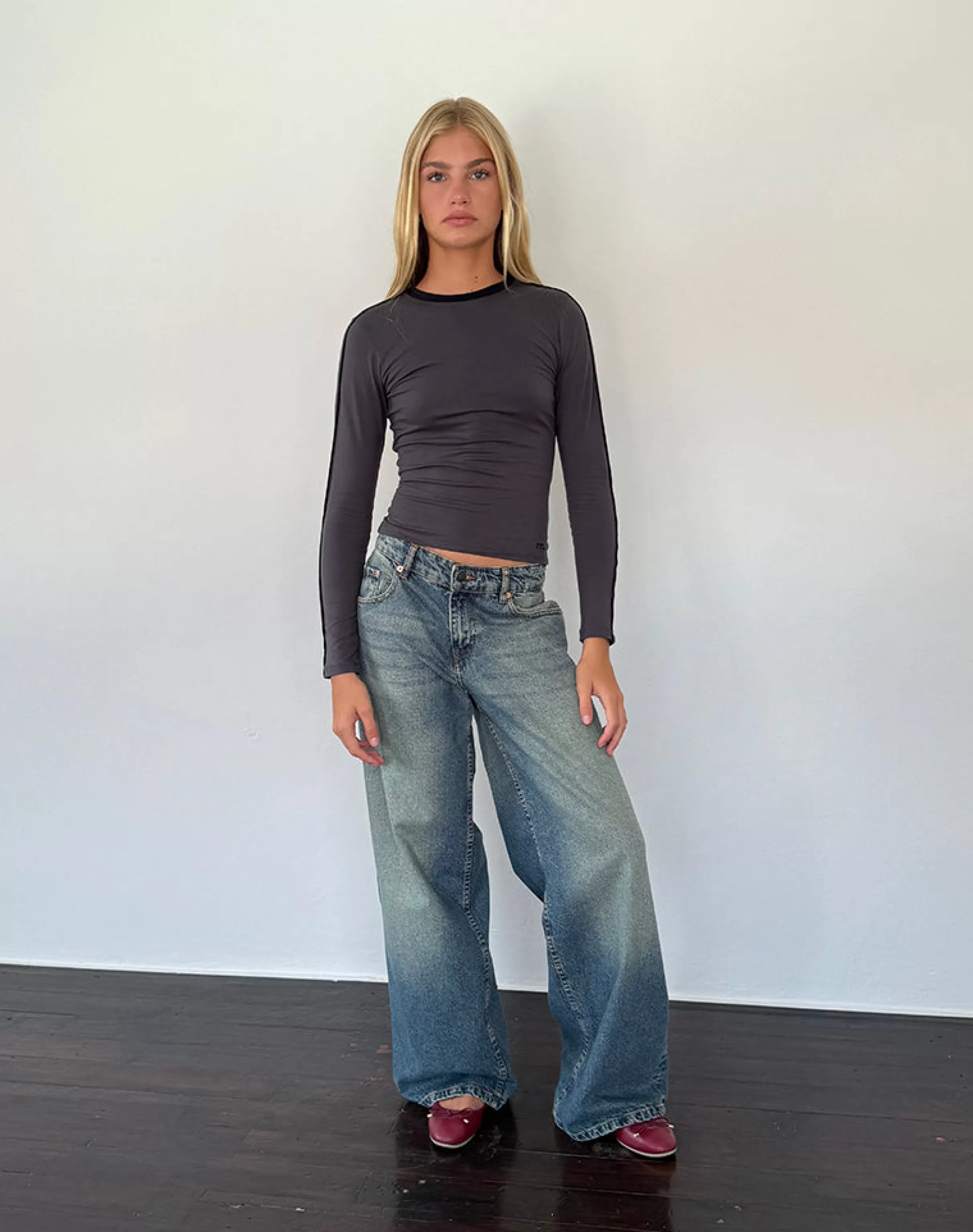 Cheap Bonija Long Sleeve Top In BASICS | BASIC TOPS