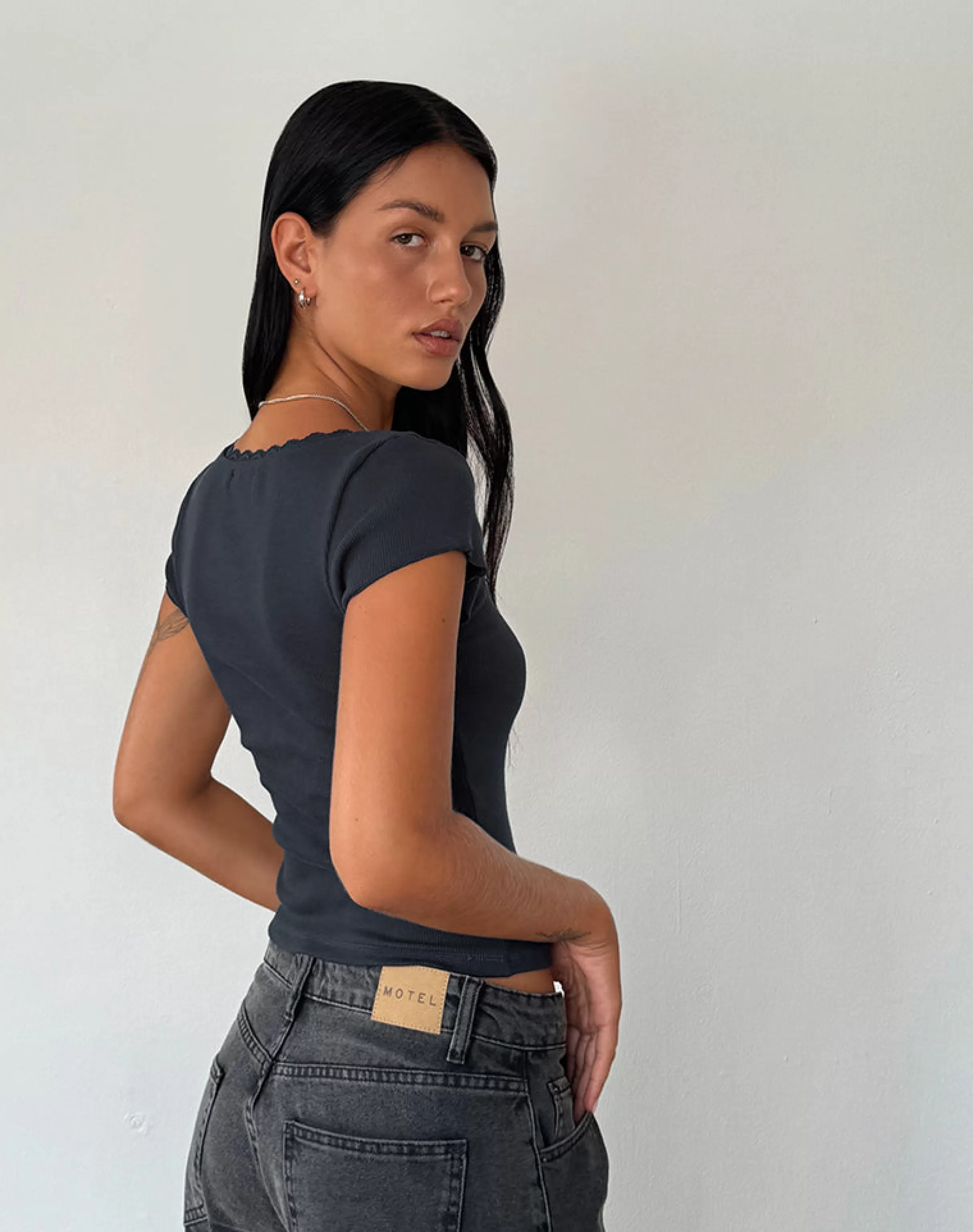 Sale Bovillo Cap Sleeve Top In BASIC TOPS | TEES