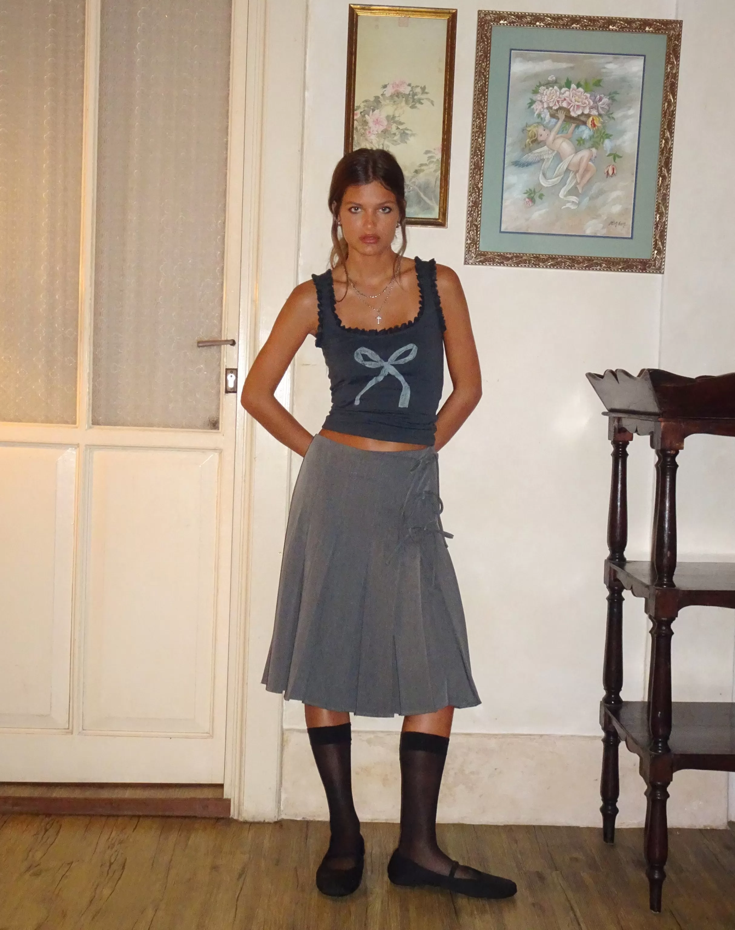 Best Sale Carillo Lace Trim Vest Top In SALE TOPS | VEST TOPS