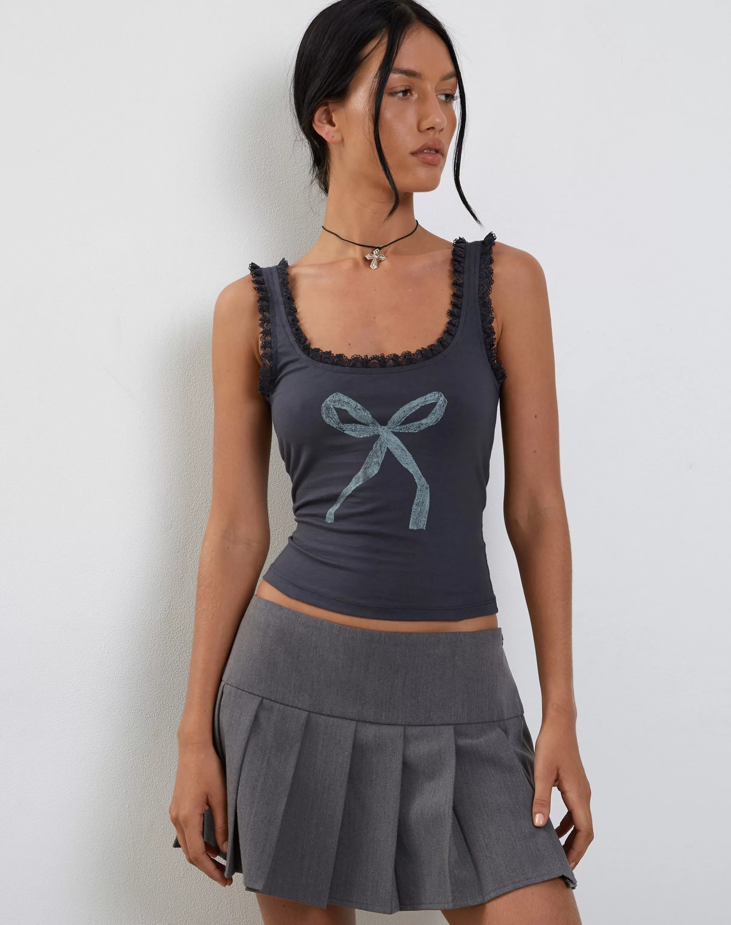 Best Sale Carillo Lace Trim Vest Top In SALE TOPS | VEST TOPS