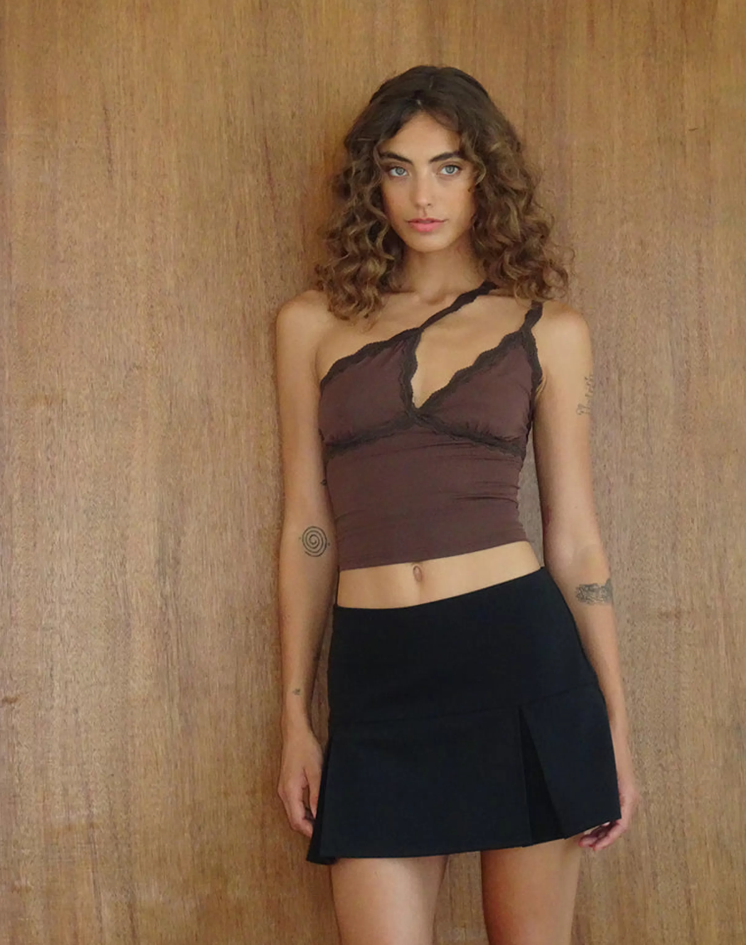 Clearance Carolina One Shoulder Top In STRAPPY TOPS | LACE TOPS