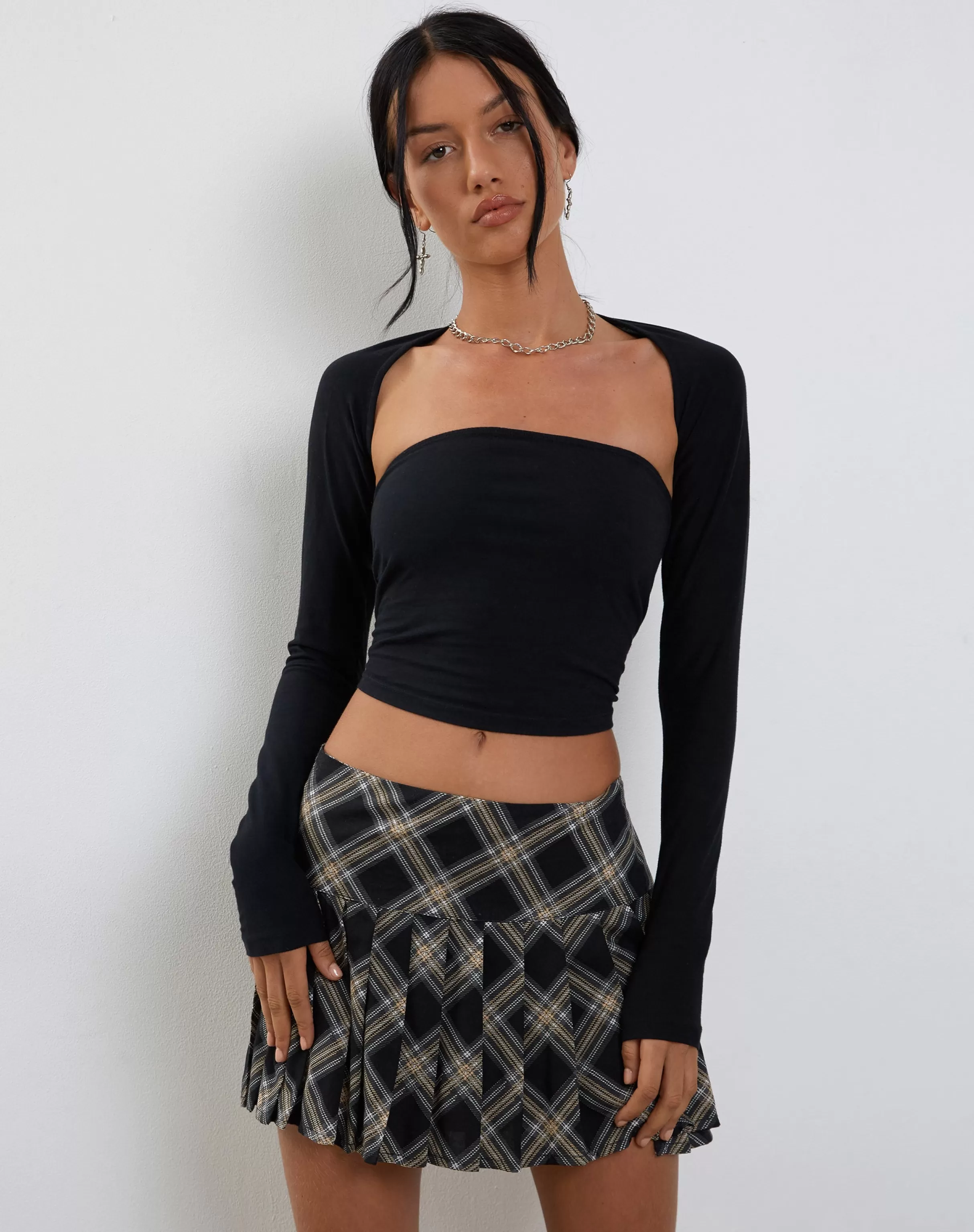Store Casini Pleated Micro Skirt In MINI SKIRTS