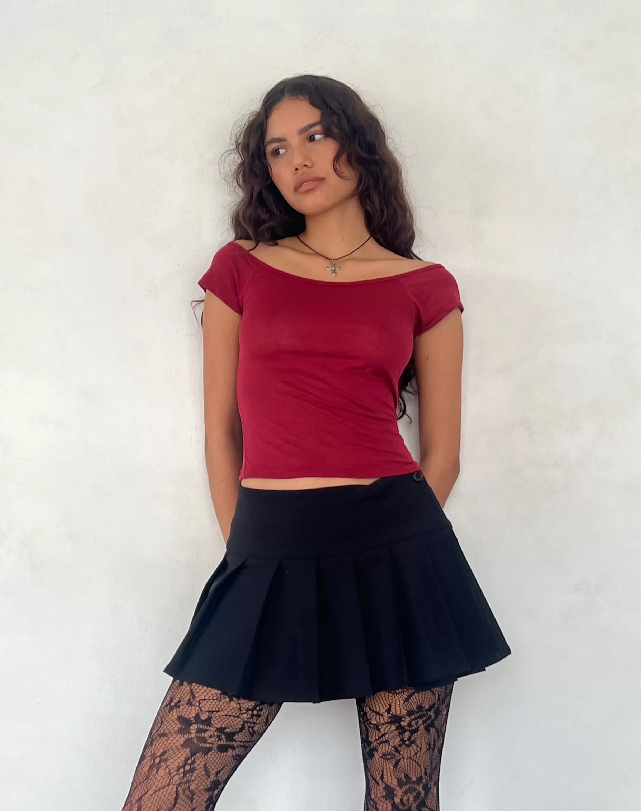 Discount Charya Off The Shoulder Top In GOING OUT TOPS