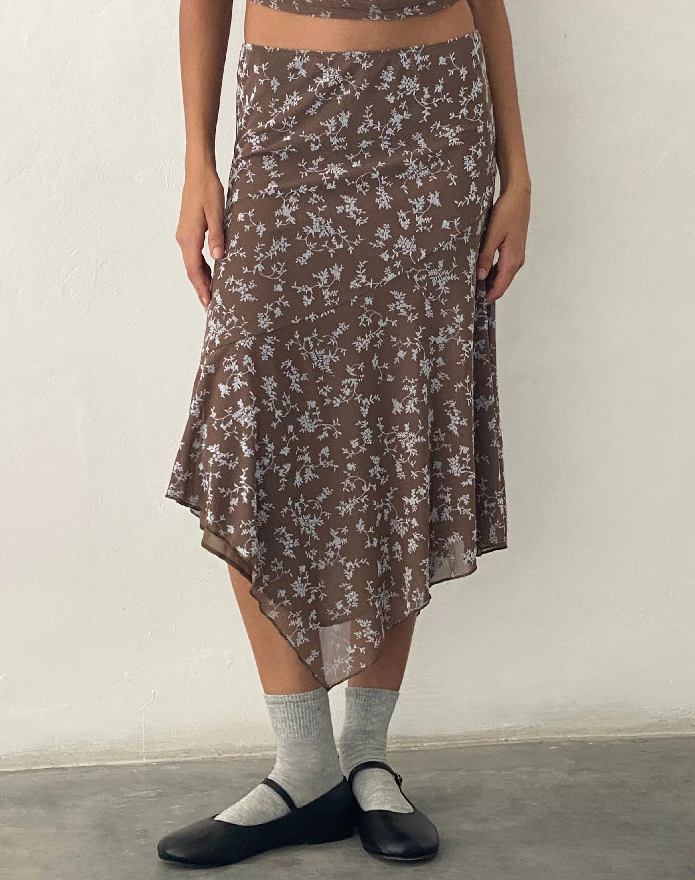 Fashion Cinta Low Rise Midi Skirt In SALE SKIRTS | PRINTED SKIRTS