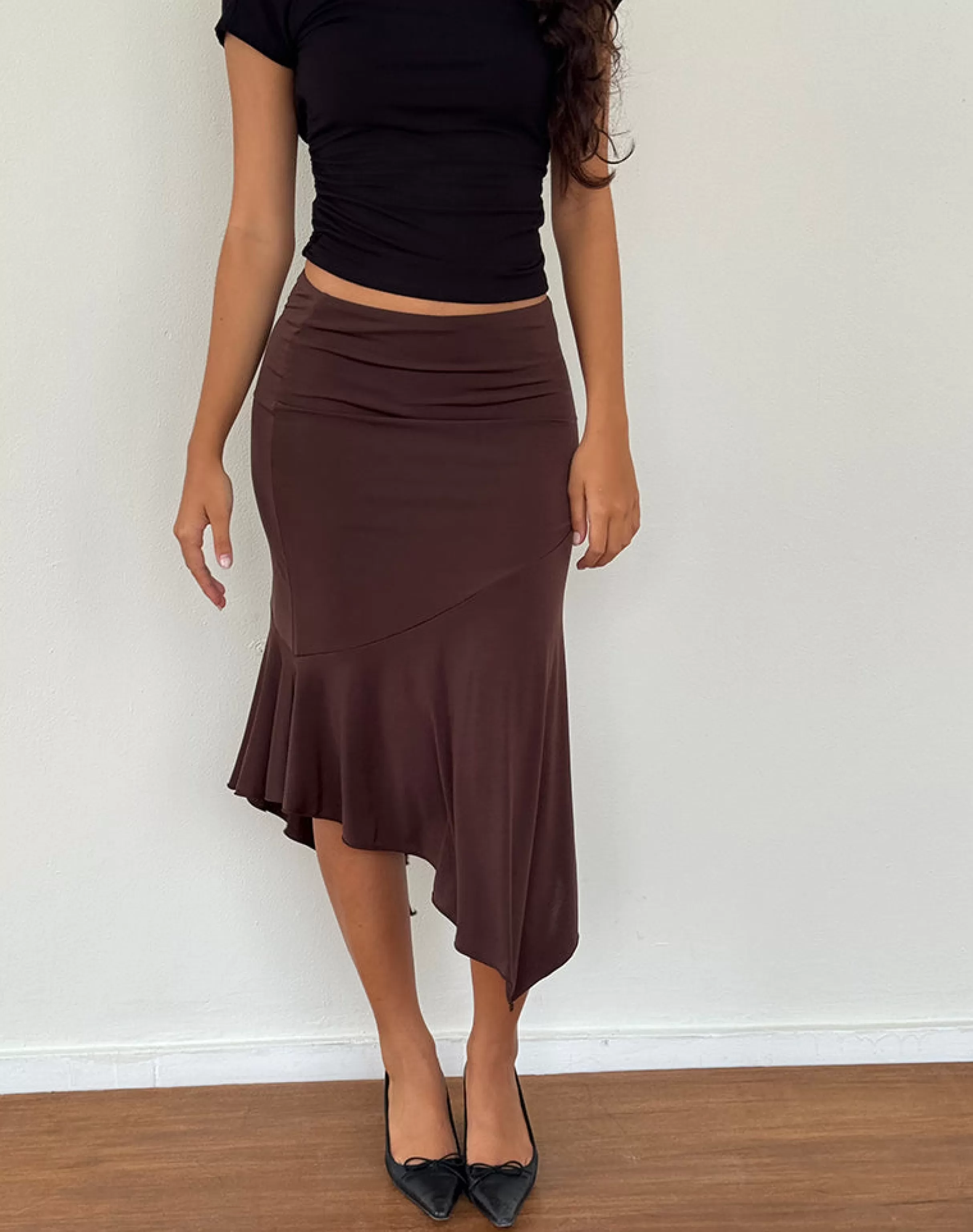 Outlet Cinta Low Rise Midi Skirt In MIDI SKIRTS