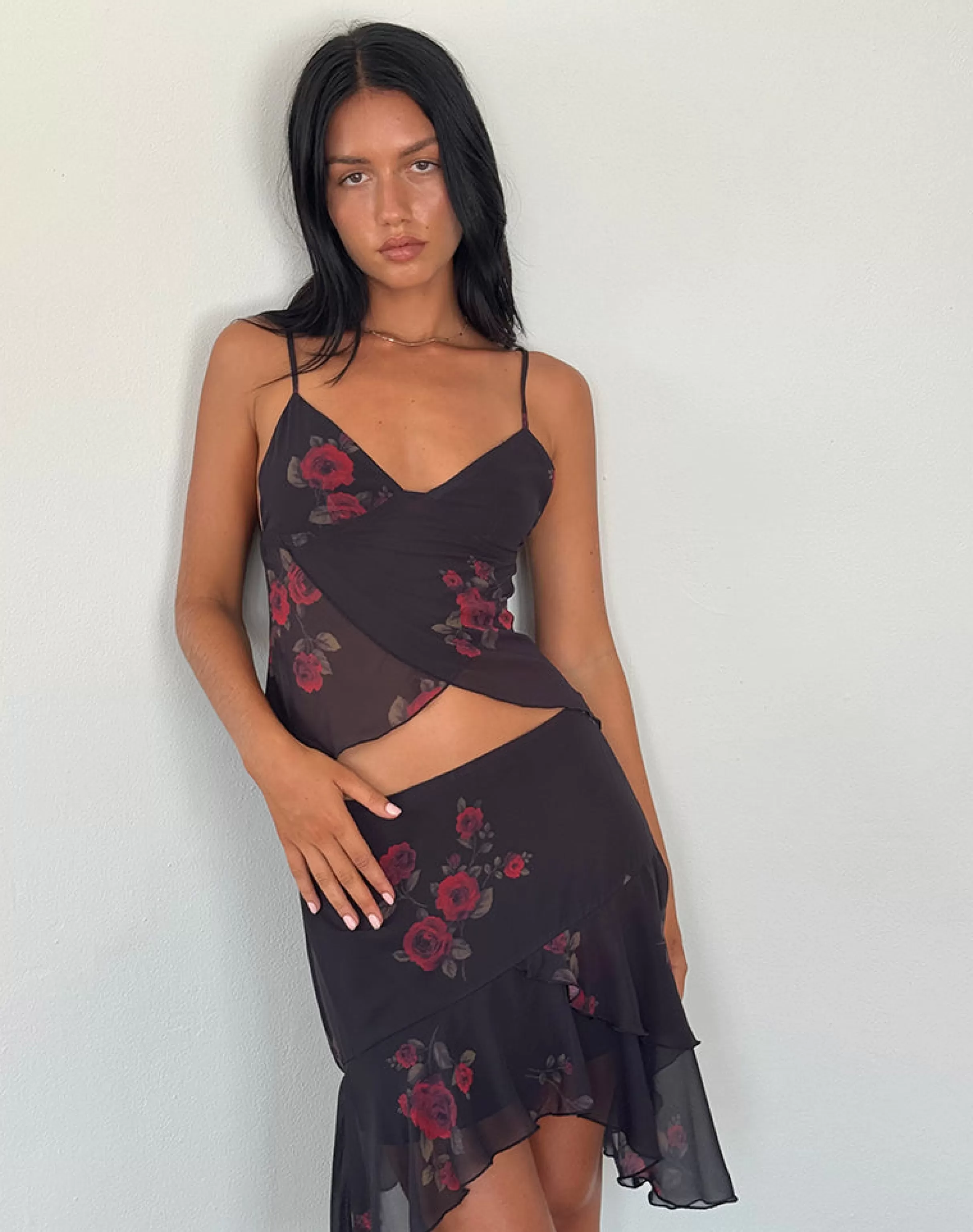 Flash Sale Cojira Mesh Butterfly Top In CO-ORDS | STRAPPY TOPS