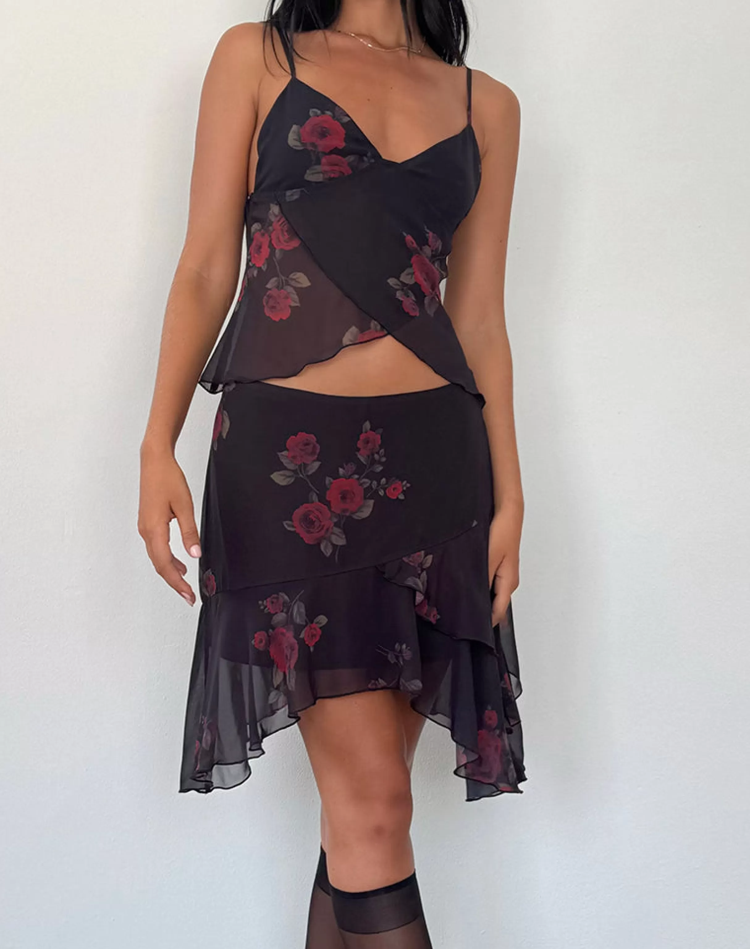 Flash Sale Cojira Mesh Butterfly Top In CO-ORDS | STRAPPY TOPS