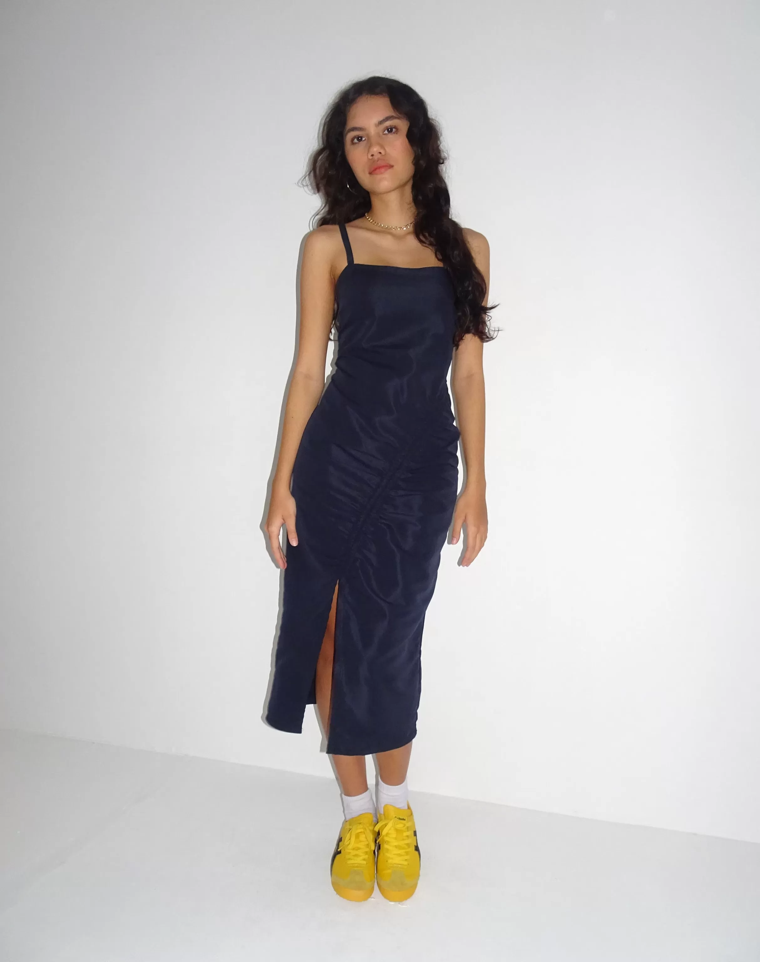 Online Daisha Midi Dress In Navy MIDI DRESSES