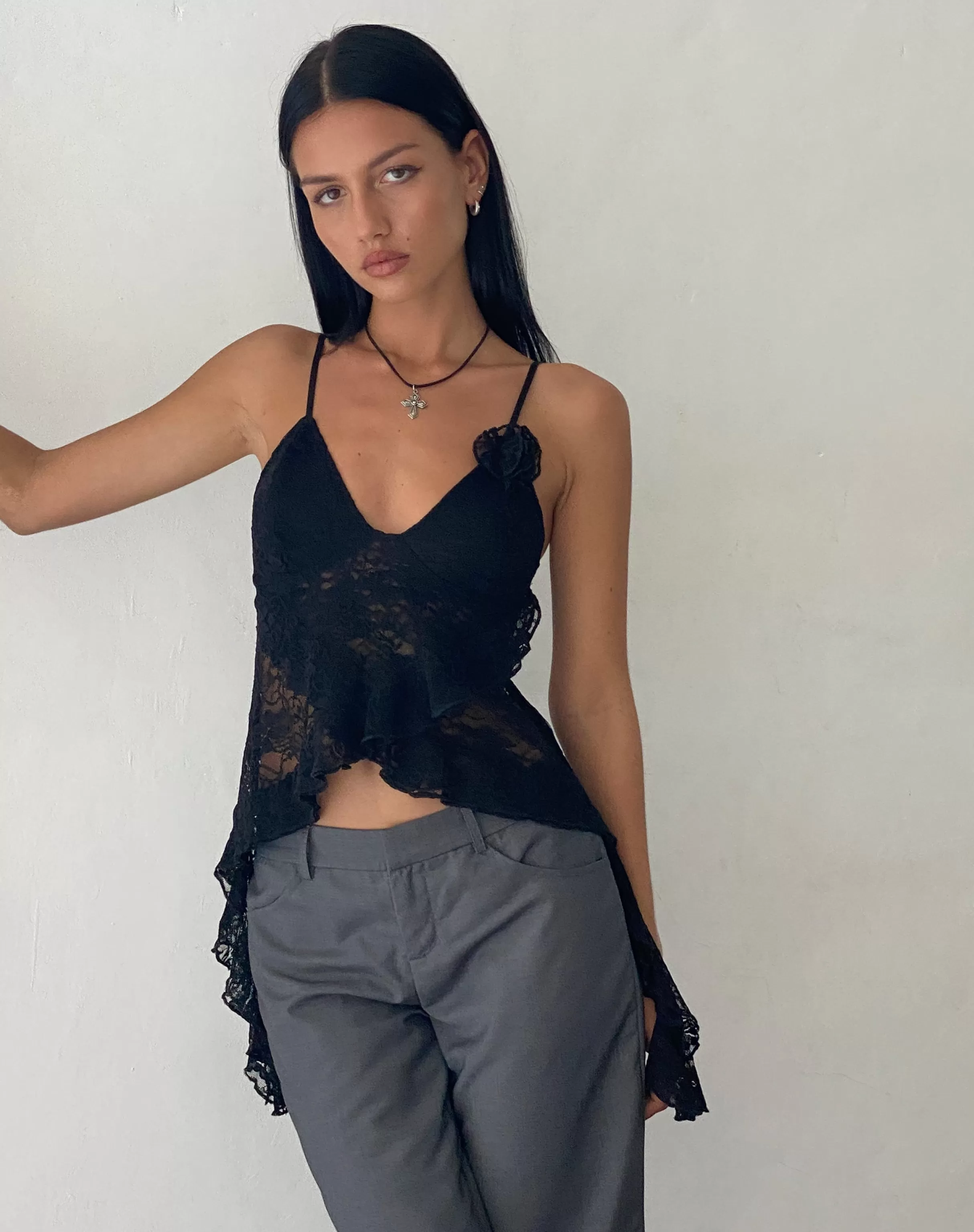 Sale Daytona Ruffle Top In VEST TOPS | STRAPPY TOPS