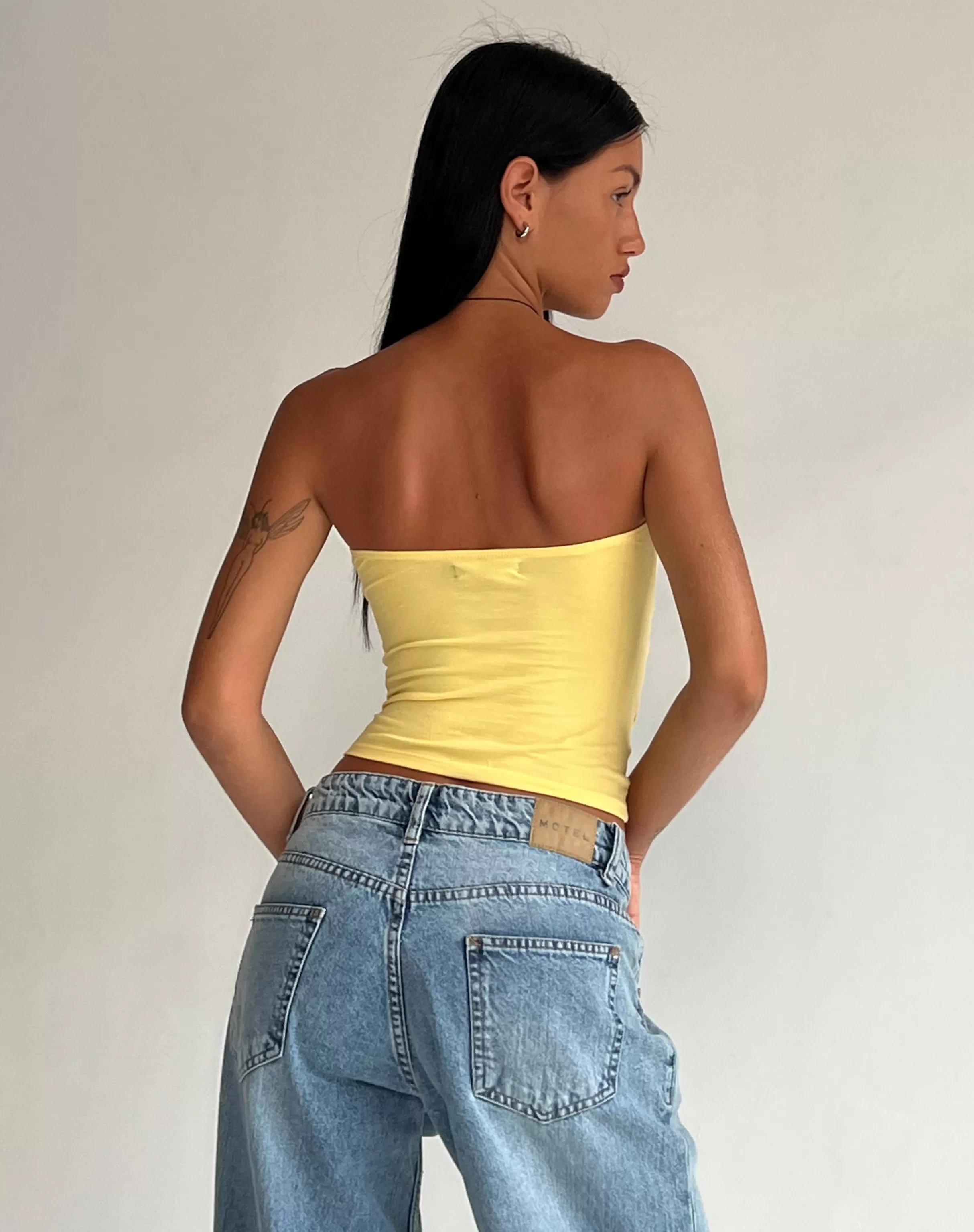 Store Dayu Bandeau Crop Top In BANDEAU TOPS