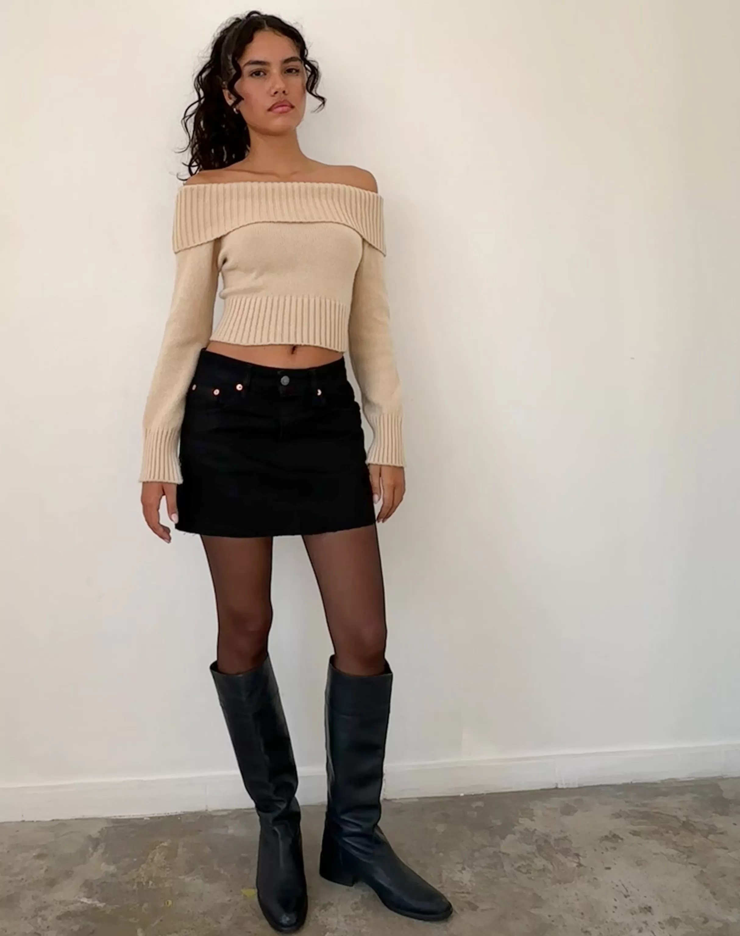 Sale Denim Mini Skirt In A LINE SKIRTS | MINI SKIRTS