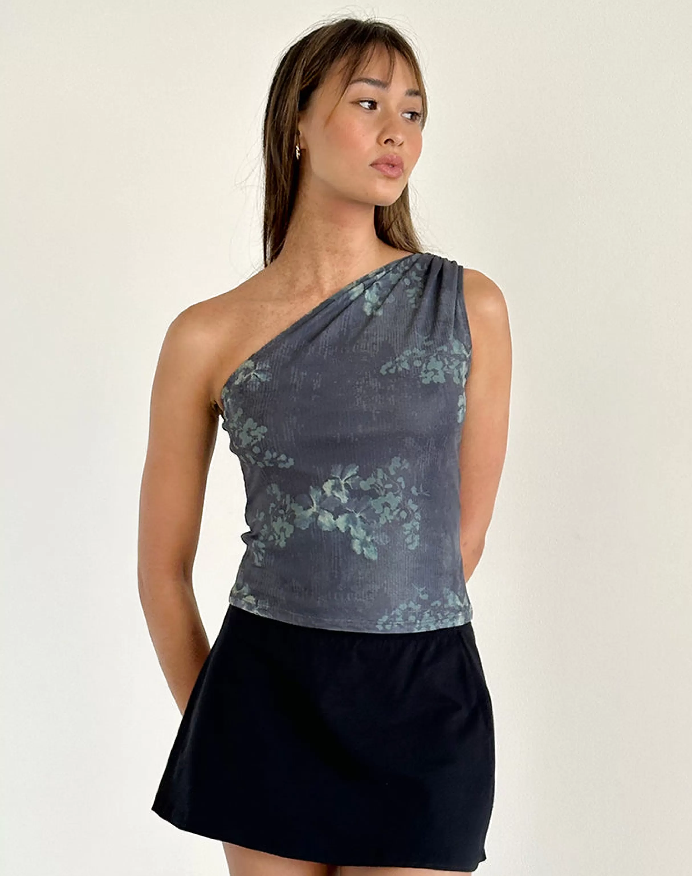 New Derse One Shoulder Top In GOING OUT TOPS | PRINTED TOPS