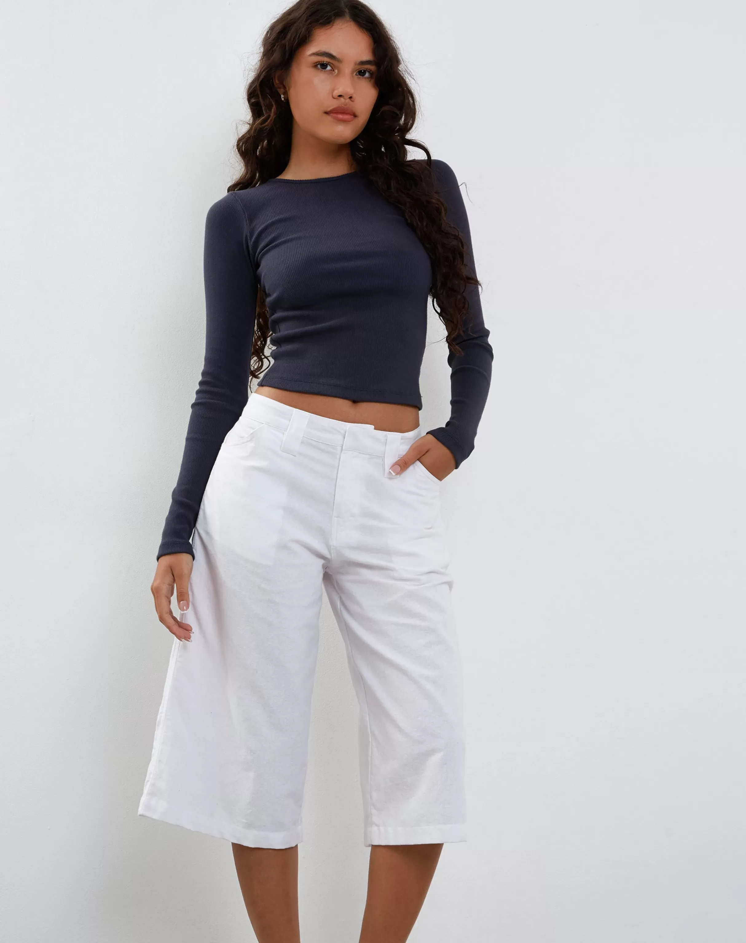 Flash Sale Gelbon Open Back Long Sleeve Top In SALE TOPS