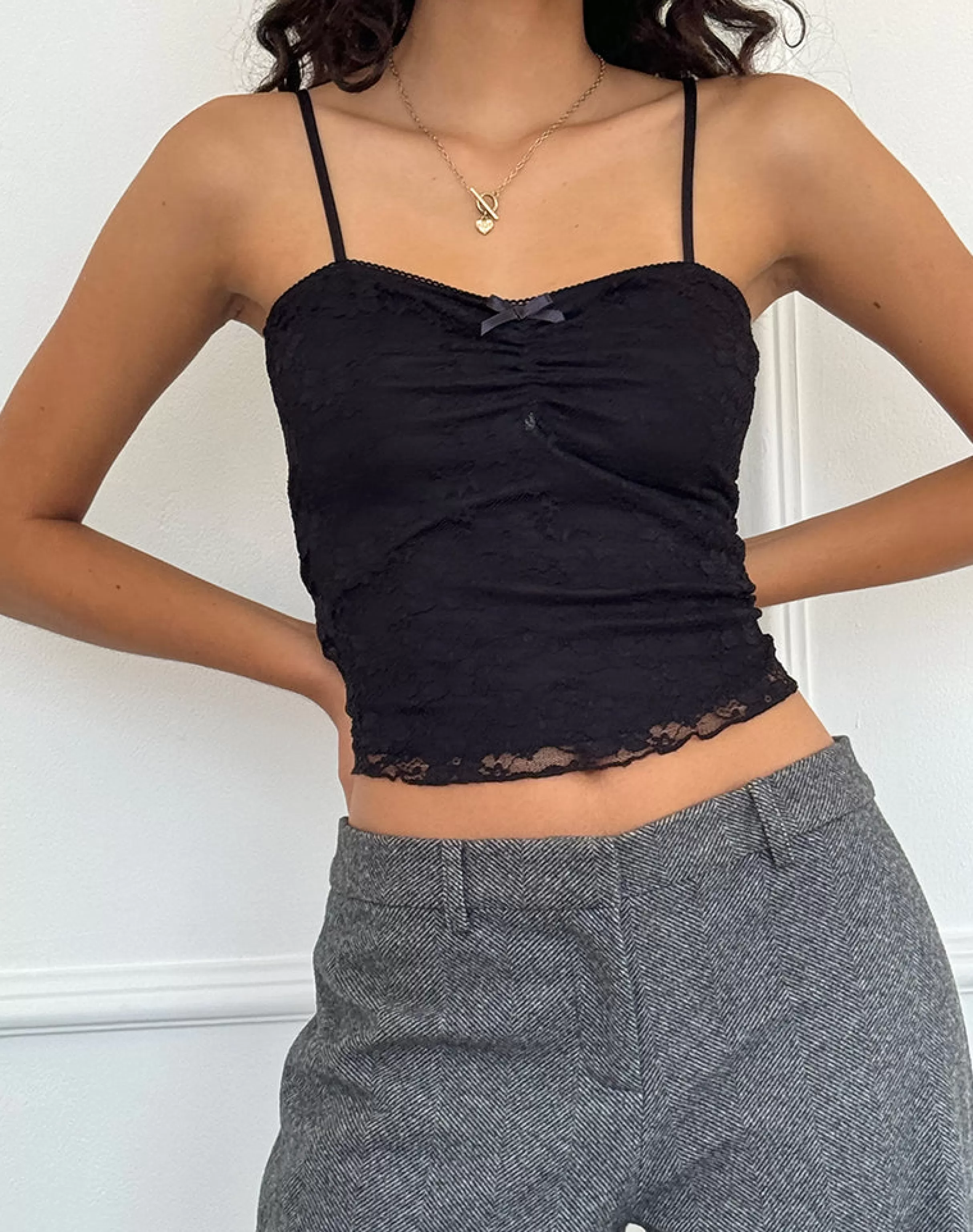 Clearance Hali Lace Cami Top In STRAPPY TOPS | LACE TOPS