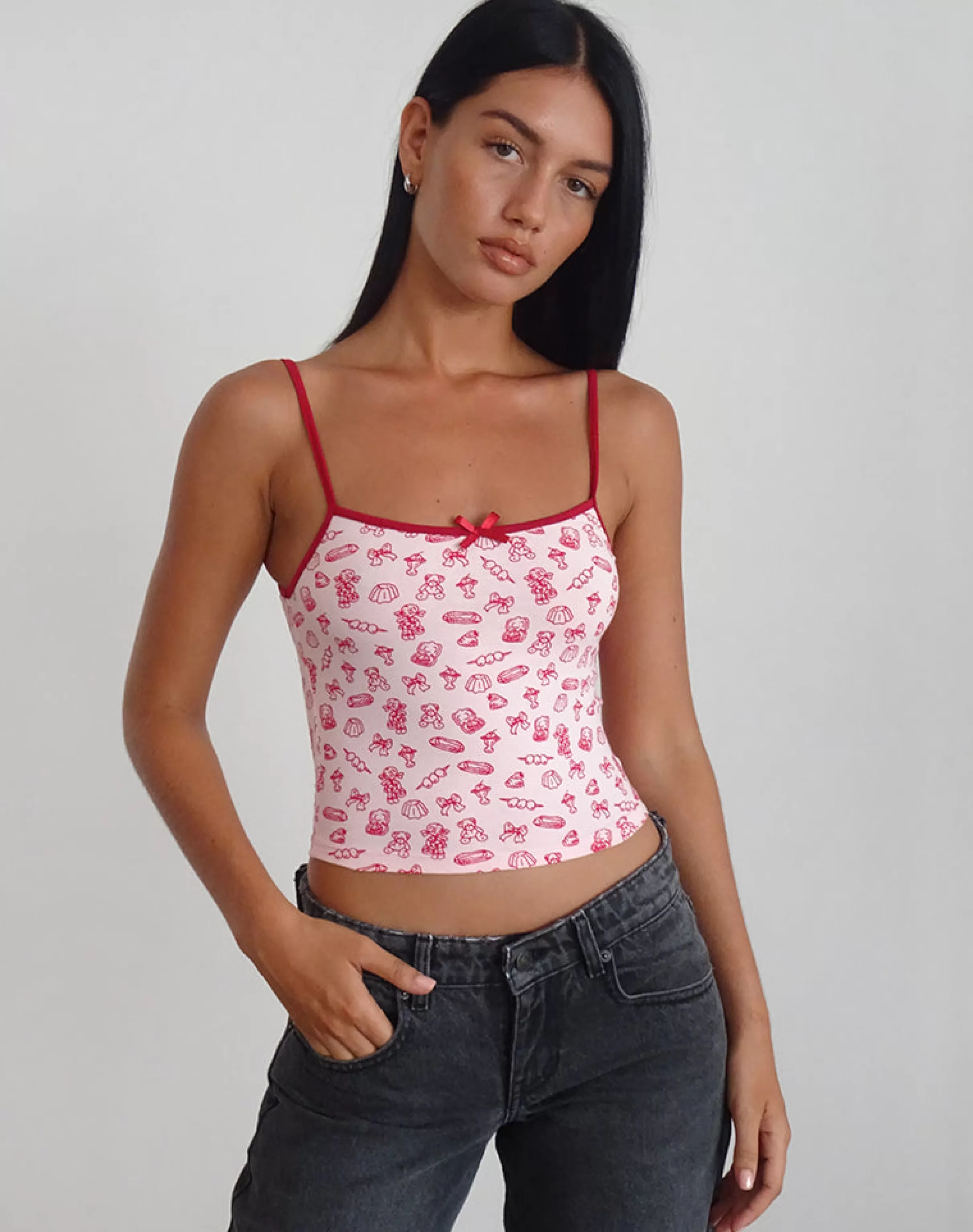 Discount Isna Cami Top In PRINTED TOPS