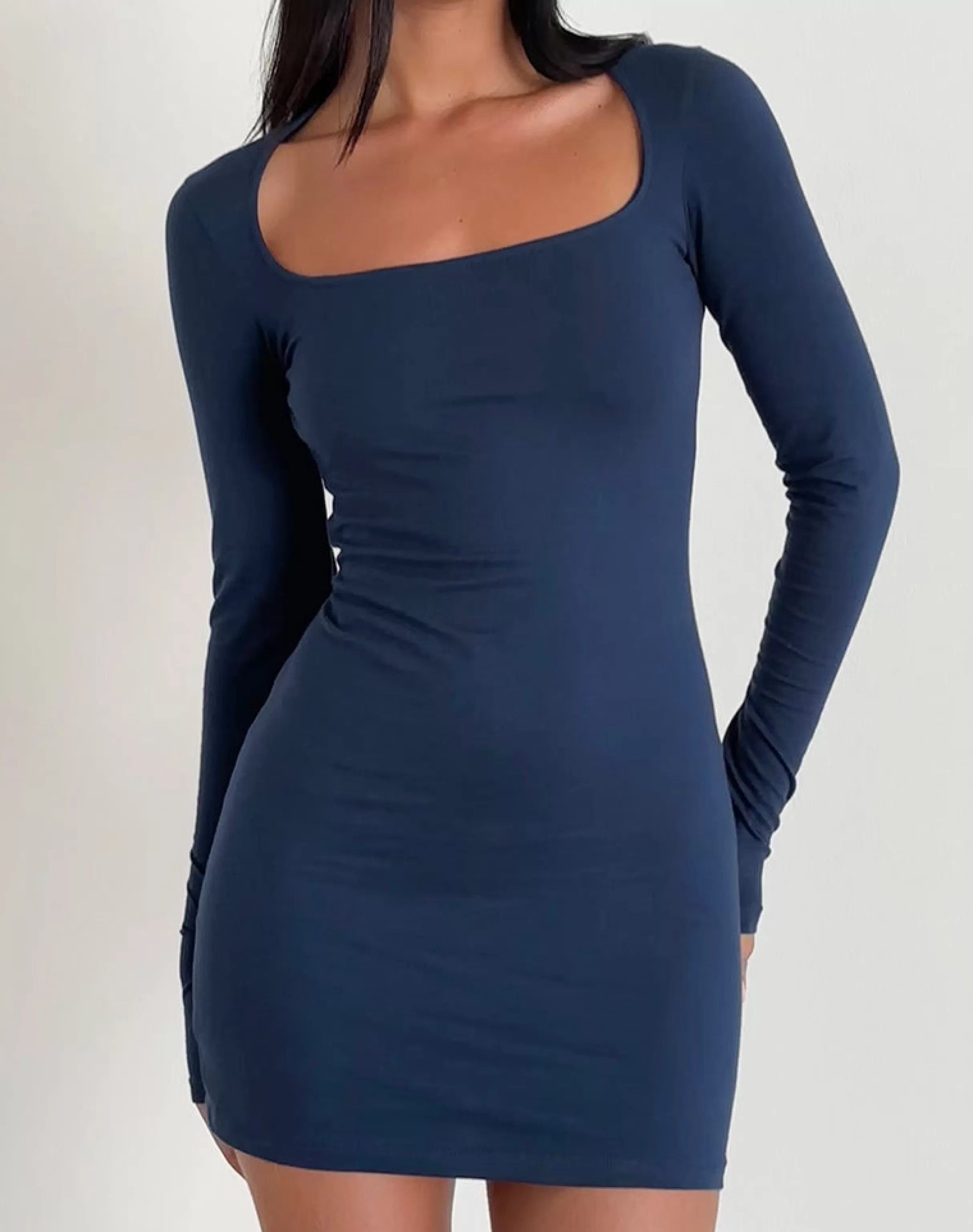 Store Janjisu Bodycon Mini Dress In BASICS | DAY DRESSES