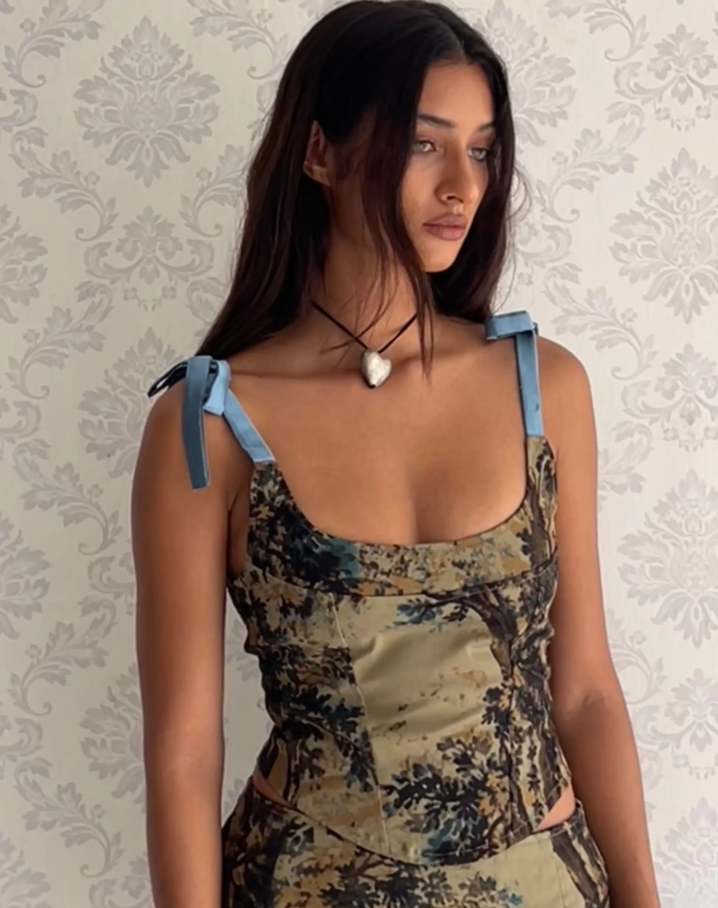 Cheap Jatmi Corset Top In CO-ORDS | PRINTED TOPS