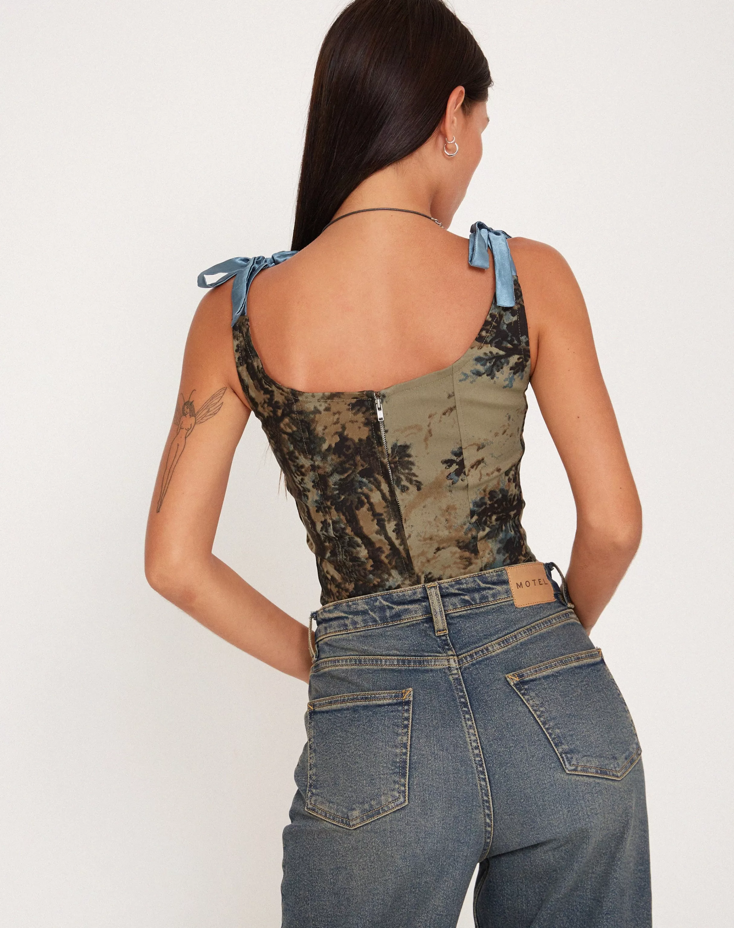 Cheap Jatmi Corset Top In CO-ORDS | PRINTED TOPS