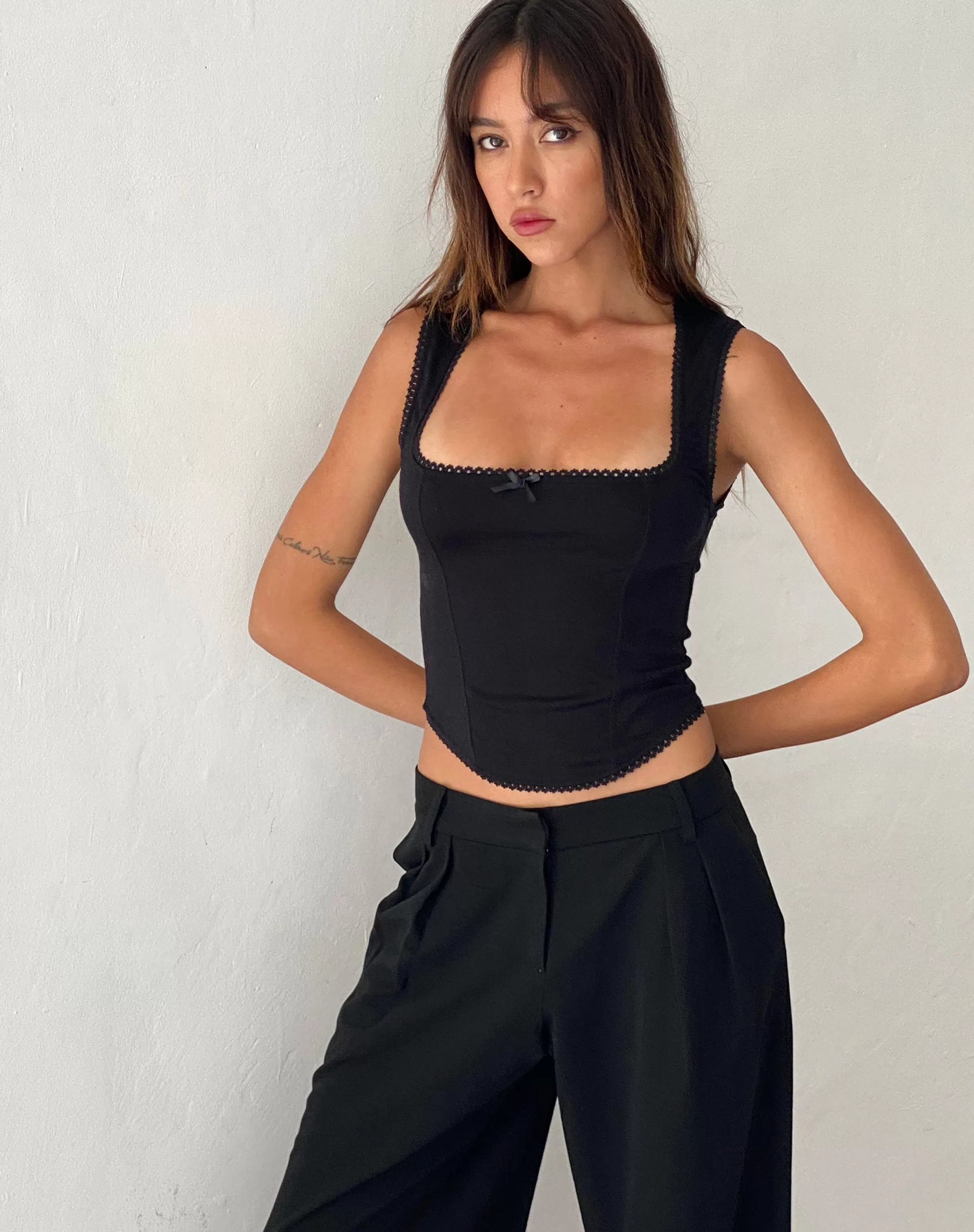 Cheap Jinisa Corset Top In GOING OUT TOPS | CROP TOPS