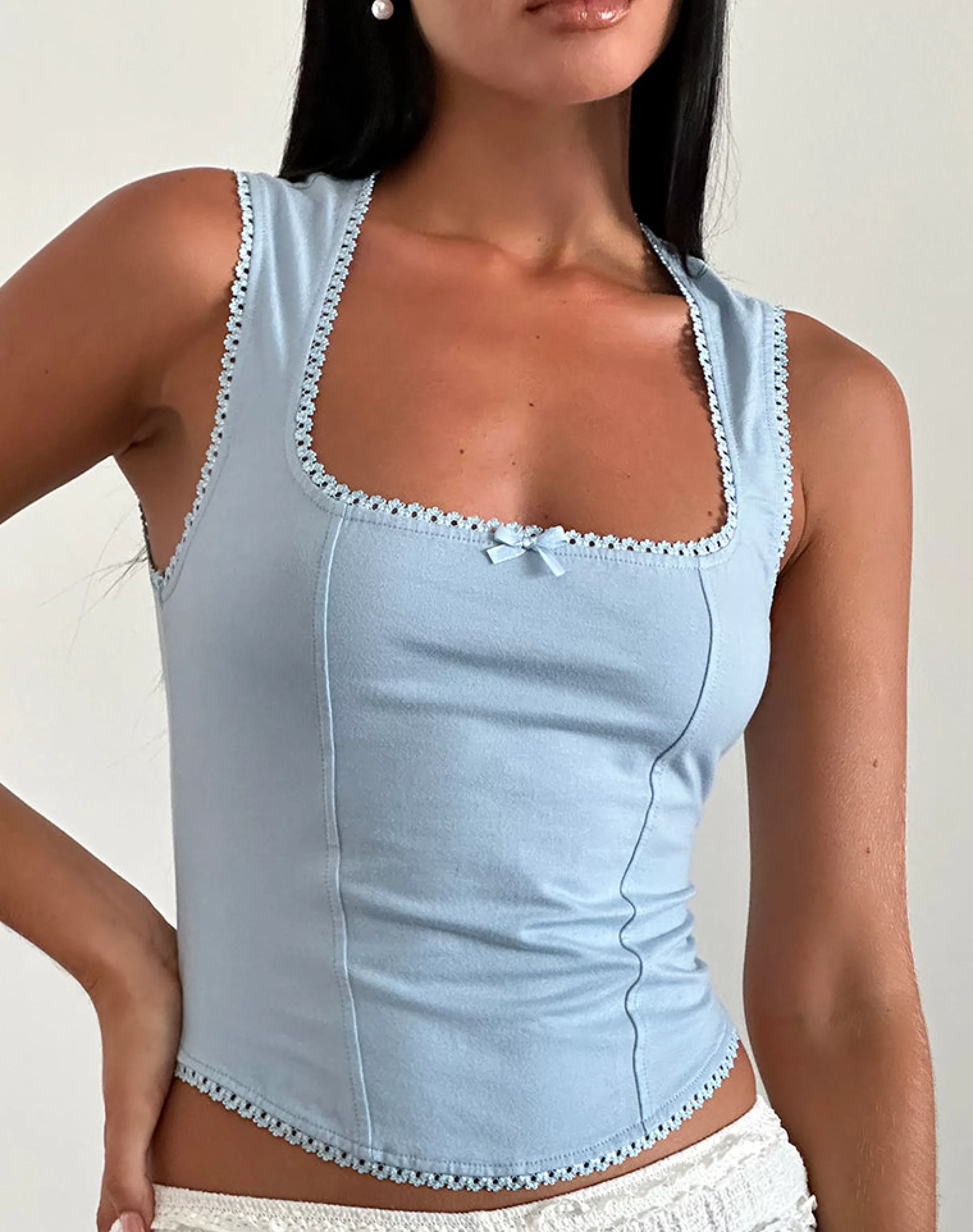 Store Jinisa Corset Top In BASIC TOPS | GOING OUT TOPS