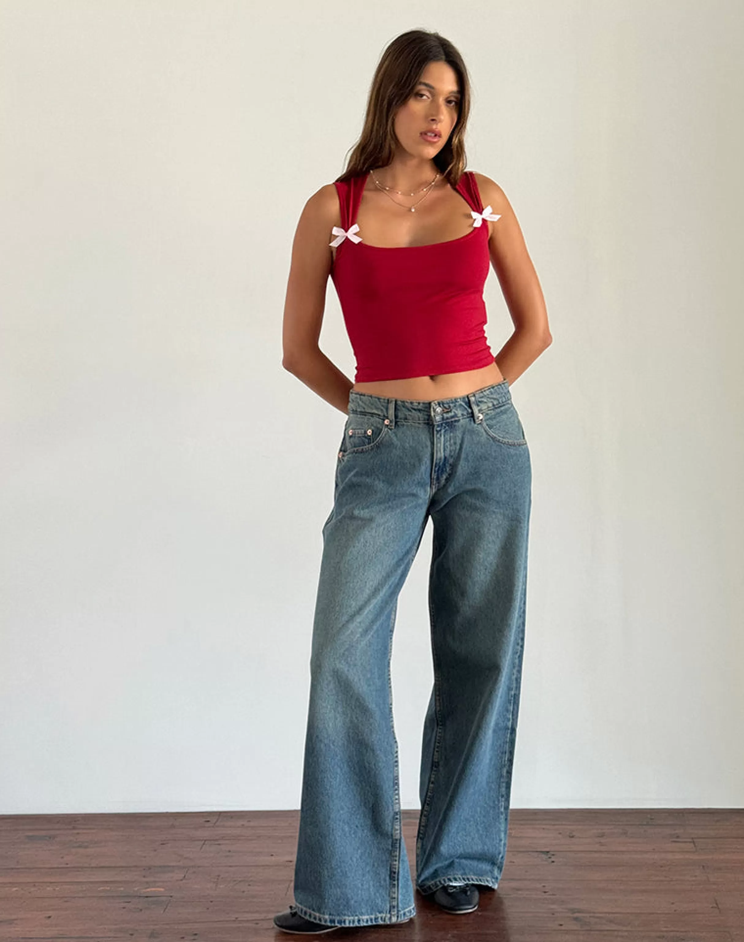 Fashion Jiniso Crop Top In BASIC TOPS | VEST TOPS
