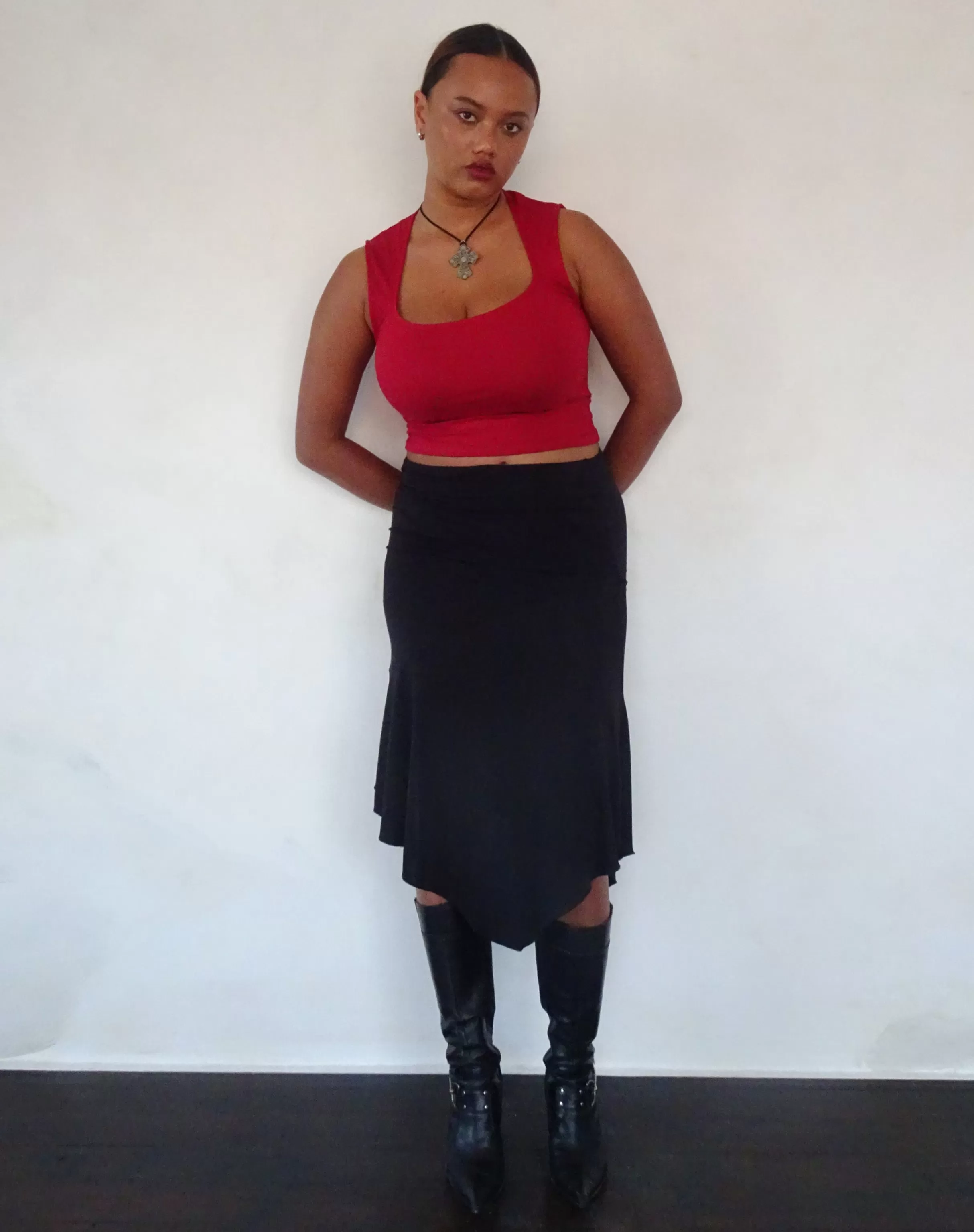Online Jinsu Crop Top In BASICS | GOING OUT TOPS