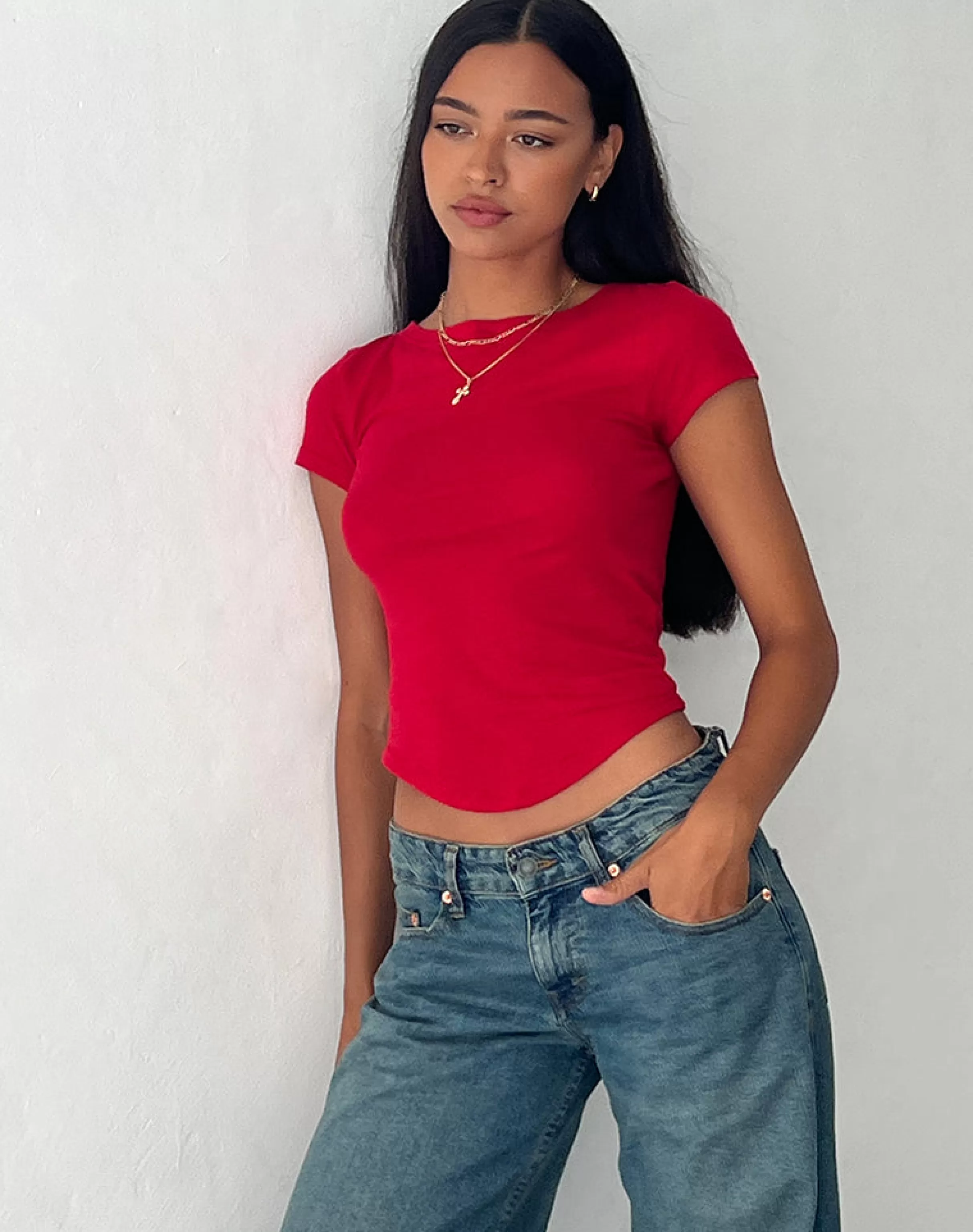 Fashion Jojes Jersey Tee In BASIC TOPS | TEES