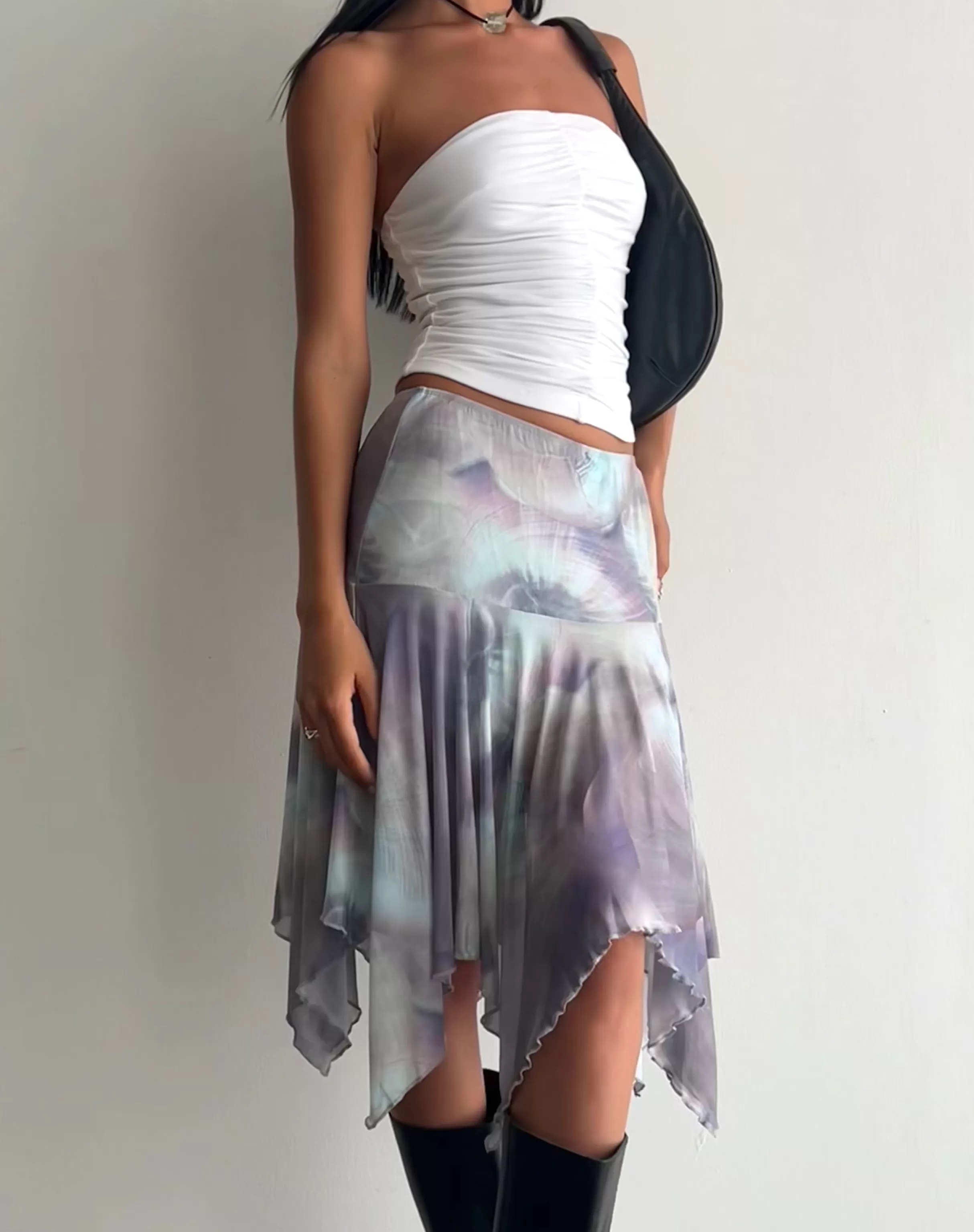 Discount Jovali Low Waist Midi Skirt In Mesh SALE SKIRTS | PRINTED SKIRTS