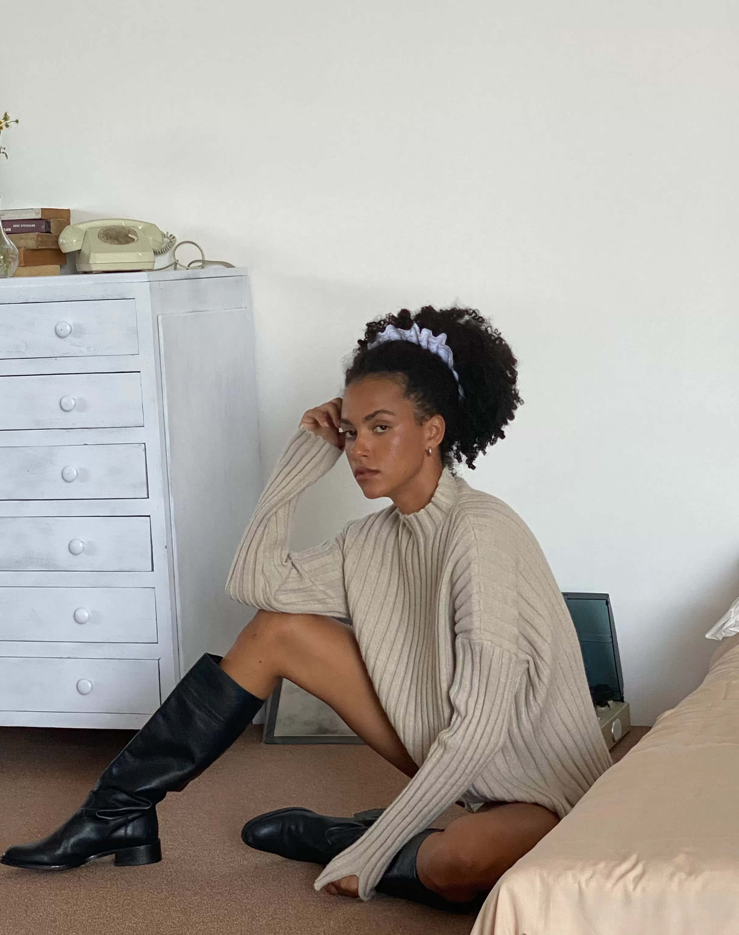 Best Judah Oversized Chunky Rib Knit Jumper In SALE KNITWEAR | SALE TOPS