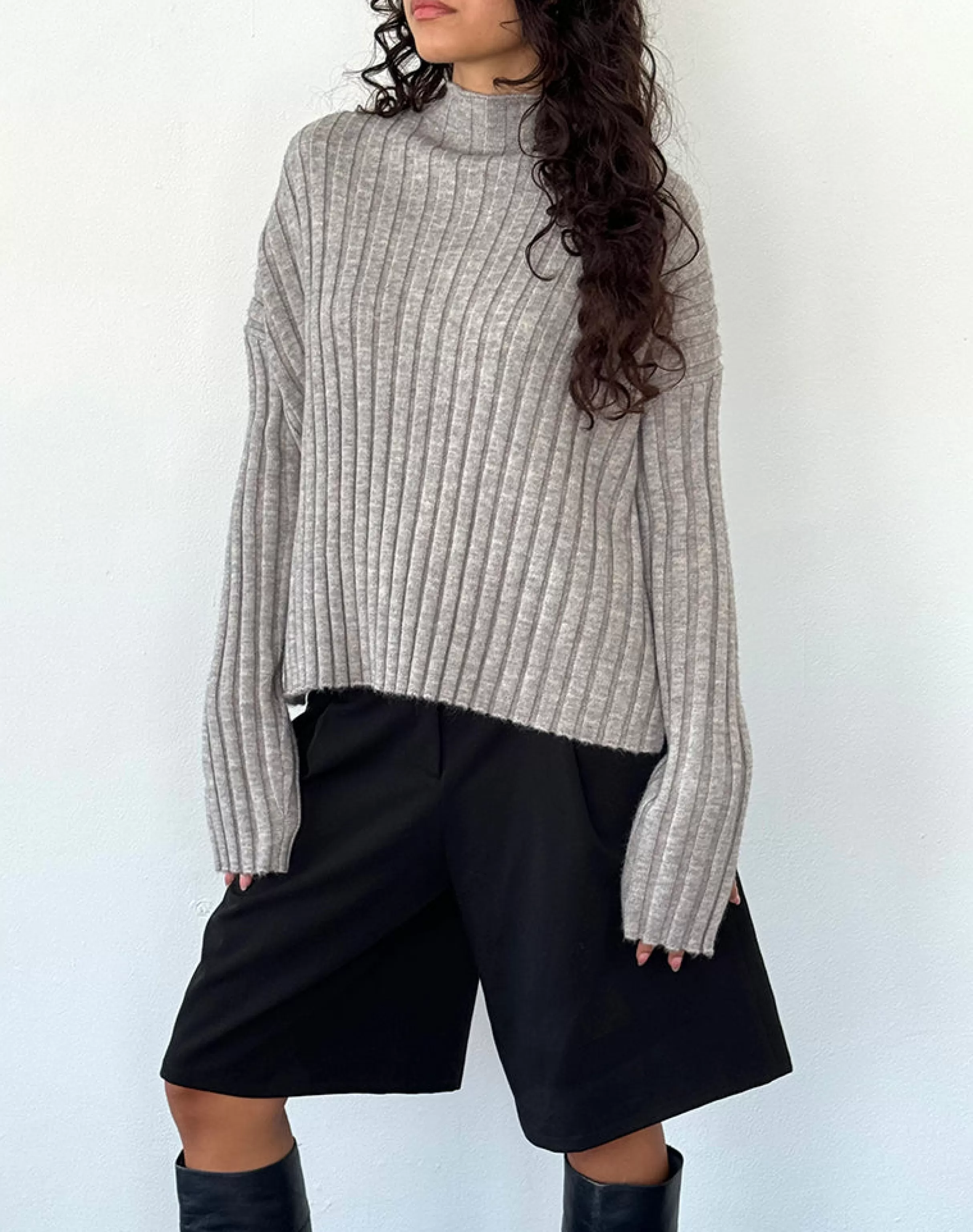 Sale Judah Oversized Chunky Rib Knit Jumper In SALE KNITWEAR