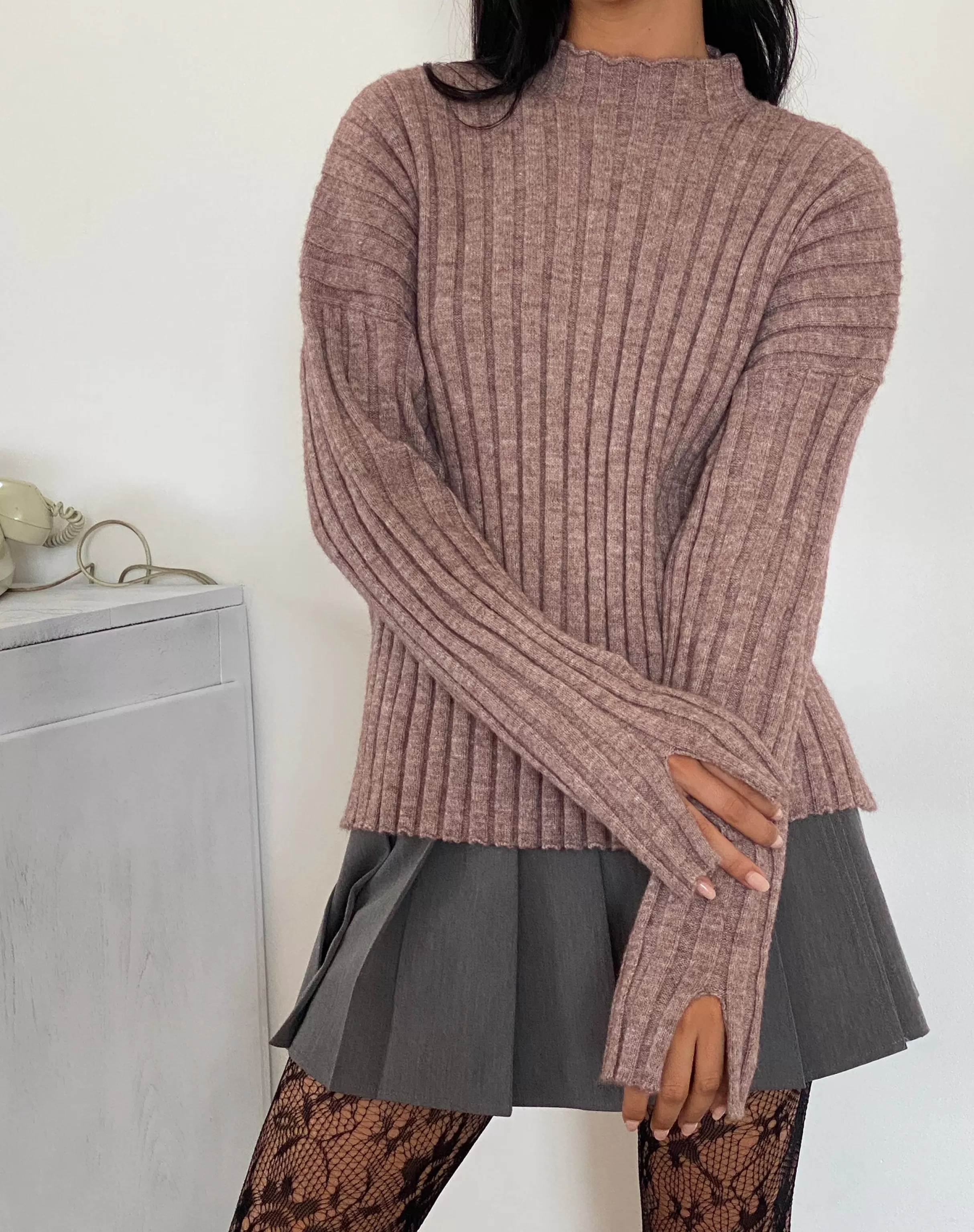 Hot Judah Oversized Chunky Rib Knit Jumper In SALE KNITWEAR | JUMPERS