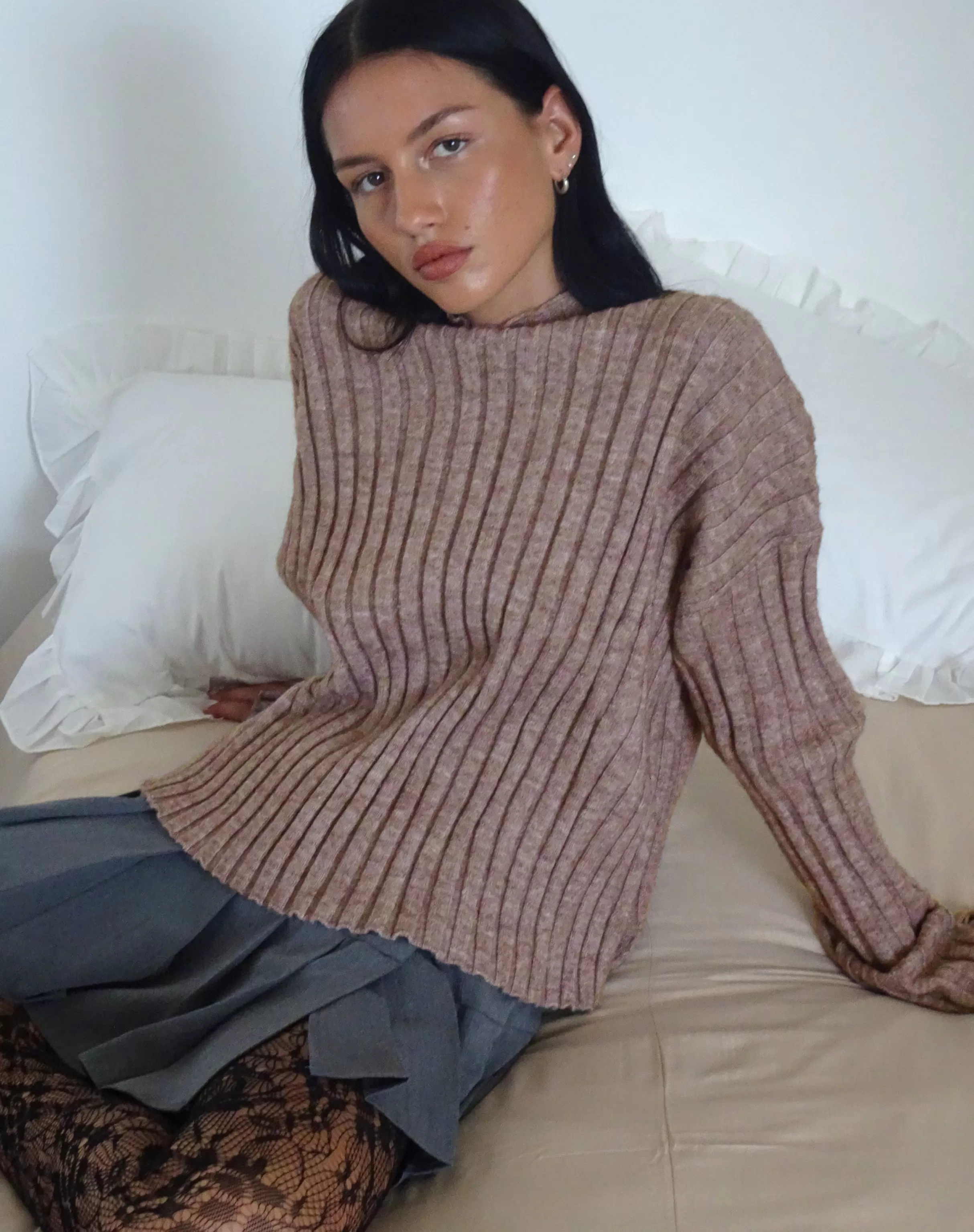 Hot Judah Oversized Chunky Rib Knit Jumper In SALE KNITWEAR | JUMPERS