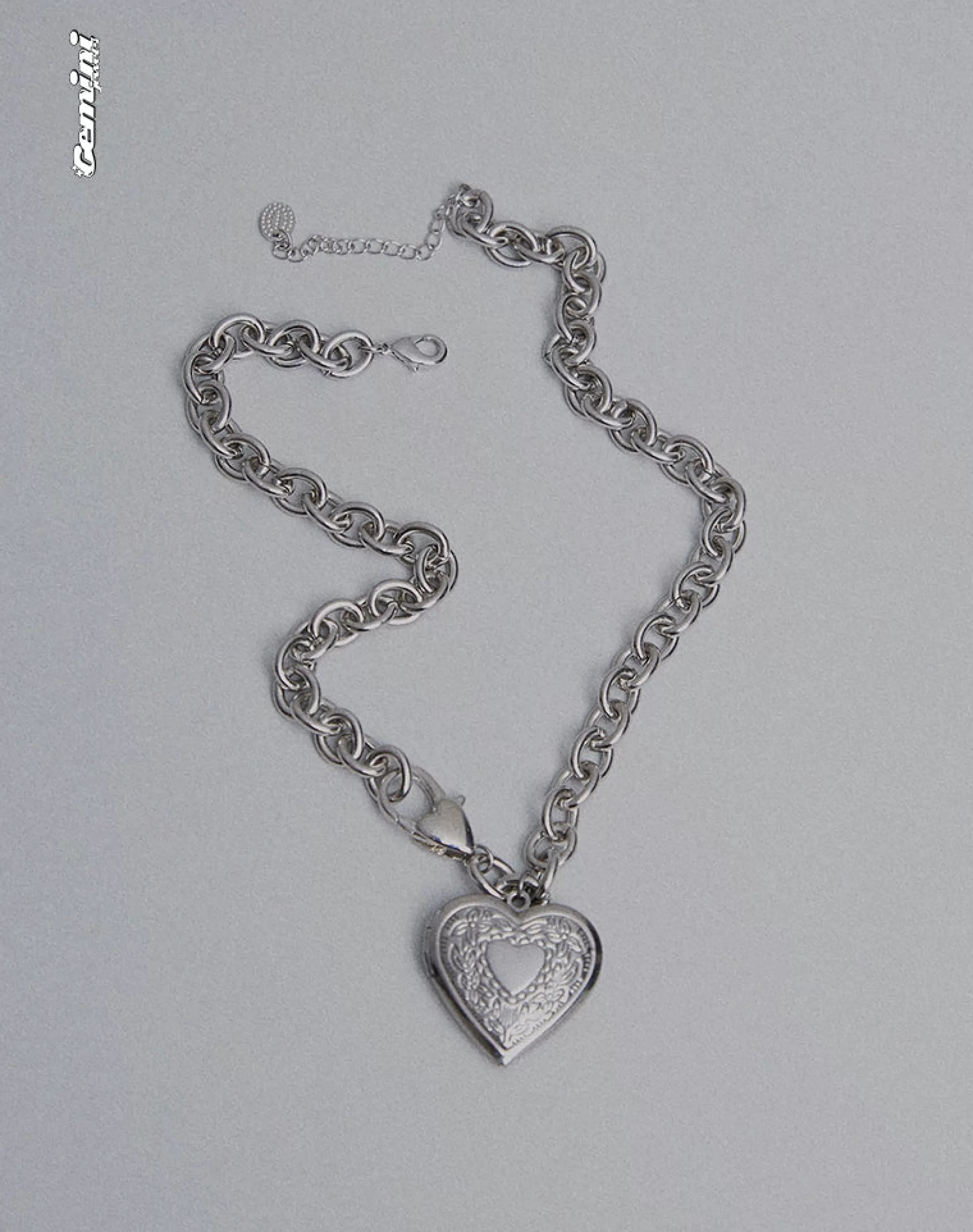 Online Jude Chunky Heart Necklace By Gemini Jewels ACCESSORIES