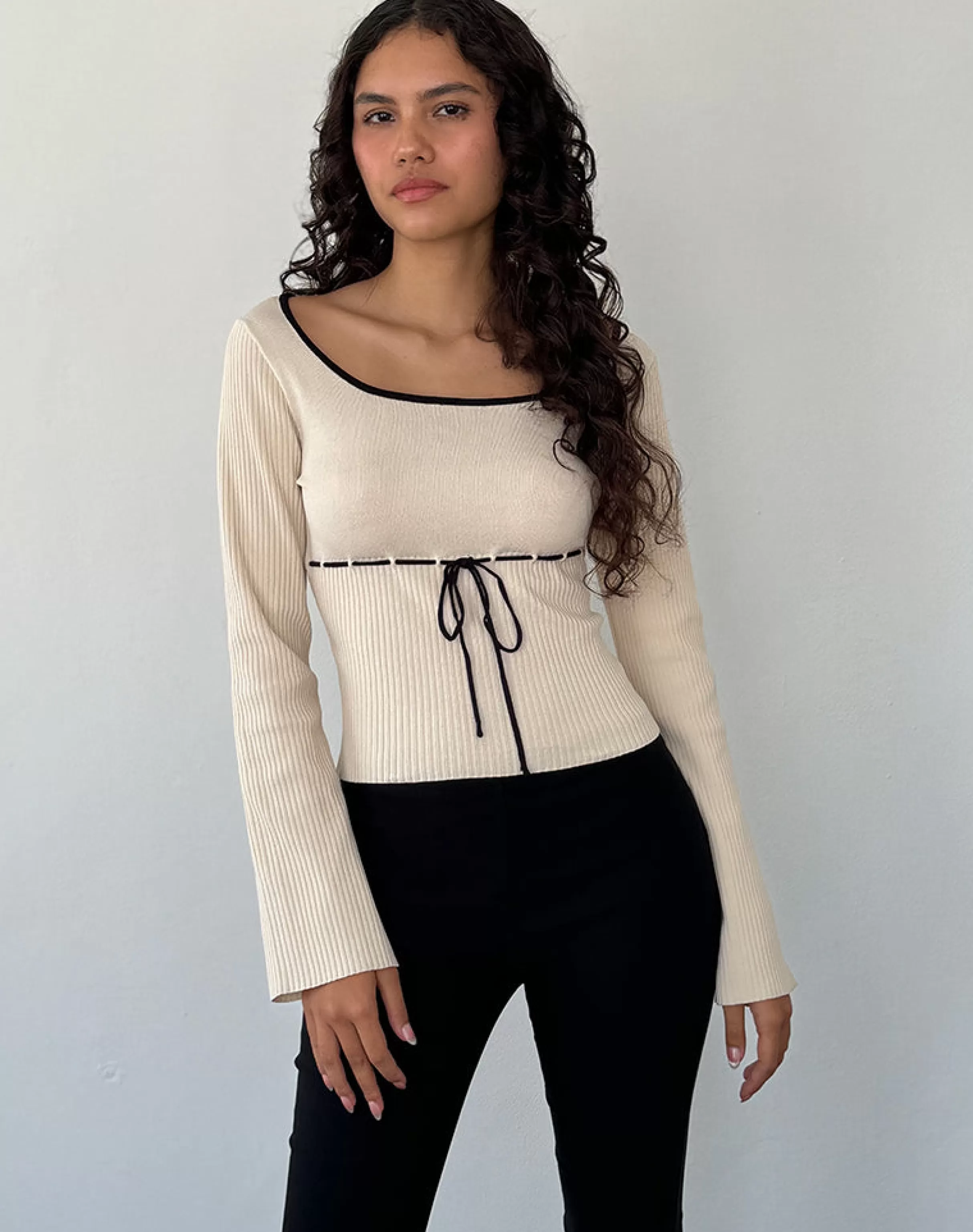 Online Juhye Knitted Long Sleeve Top In LONG SLEEVE TOPS