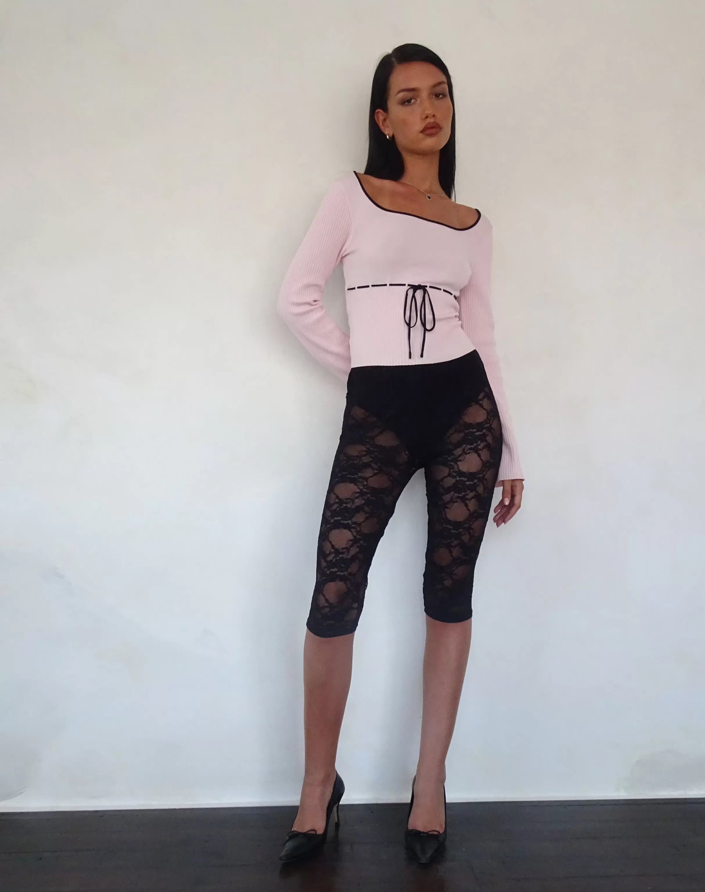 New Juhye Knitted Long Sleeve Top In BASICS | BASIC TOPS