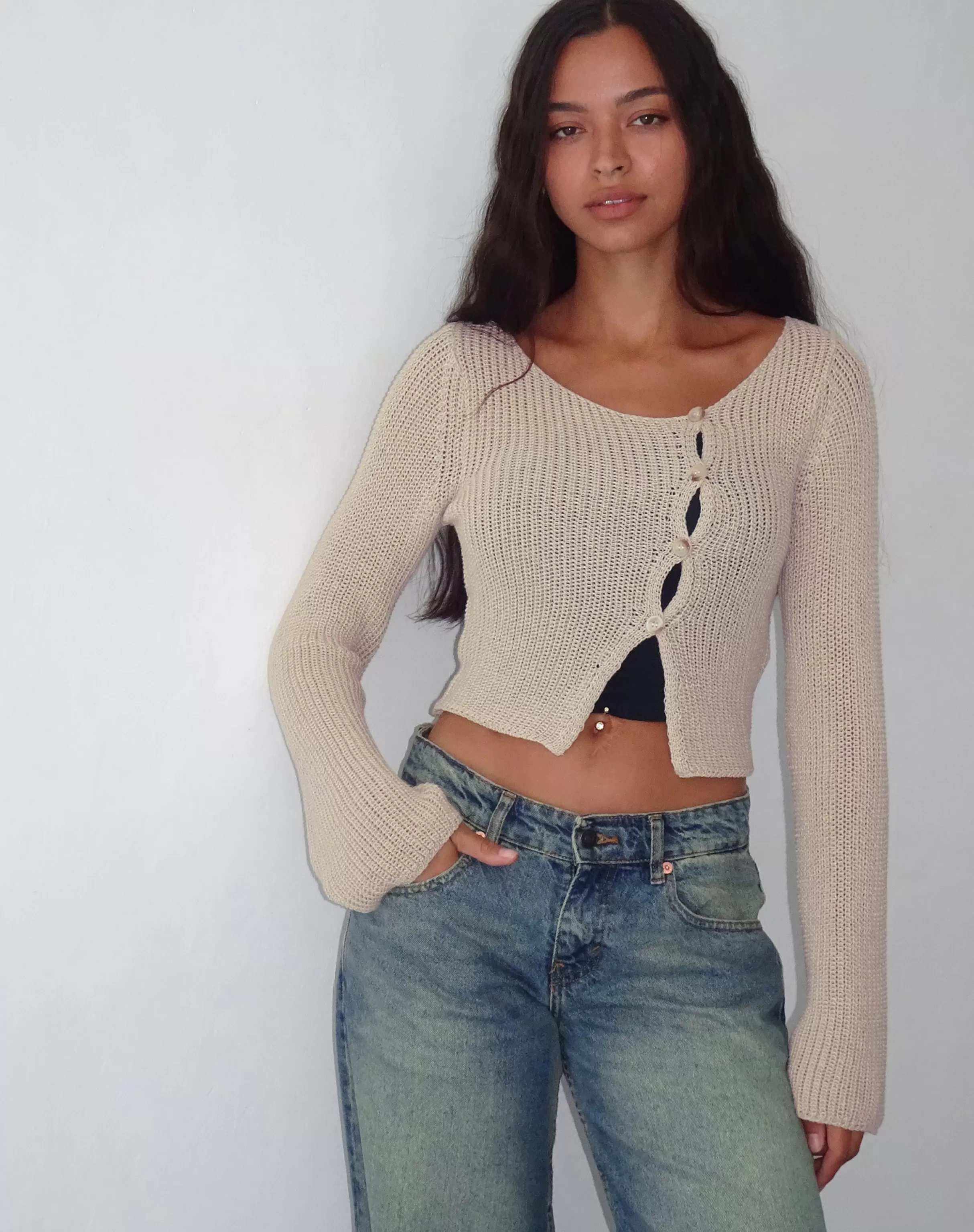 Discount Kazayo Long Sleeve Knit Top In SALE KNITWEAR | SALE TOPS