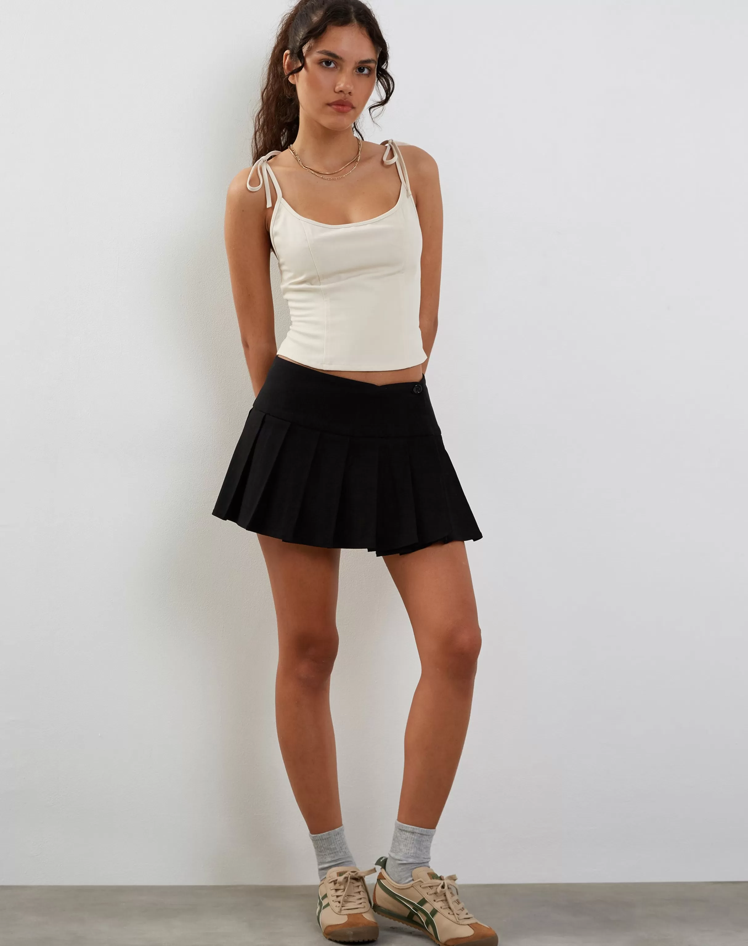 New Kiona Corset Top In Tailoring Cream STRAPPY TOPS | CROP TOPS
