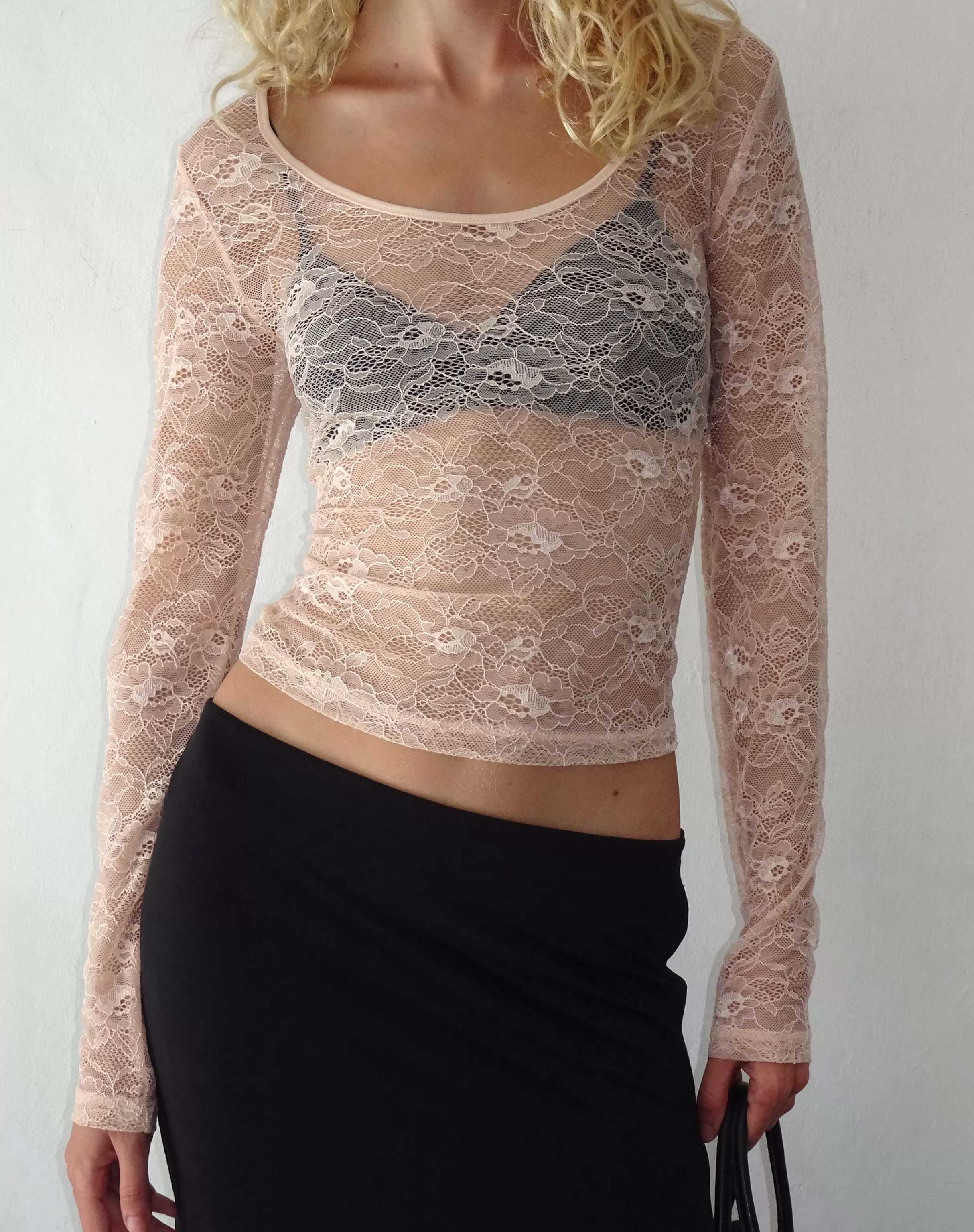 Outlet Lainey Long Sleeve Lace Top In LACE TOPS | LONG SLEEVE TOPS