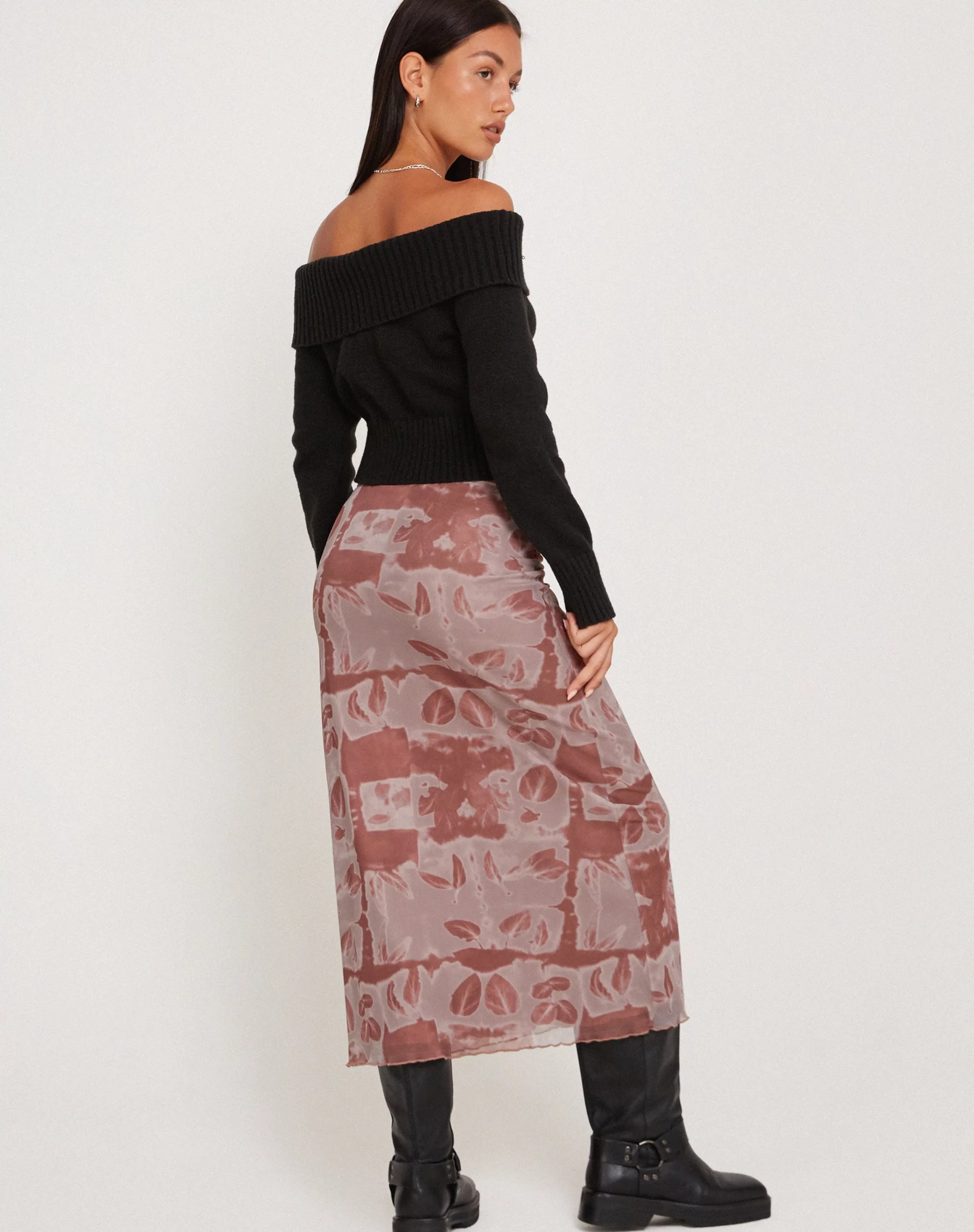 Best Sale Lassie Low Rise Mesh Maxi Skirt In SALE SKIRTS | MAXI SKIRTS