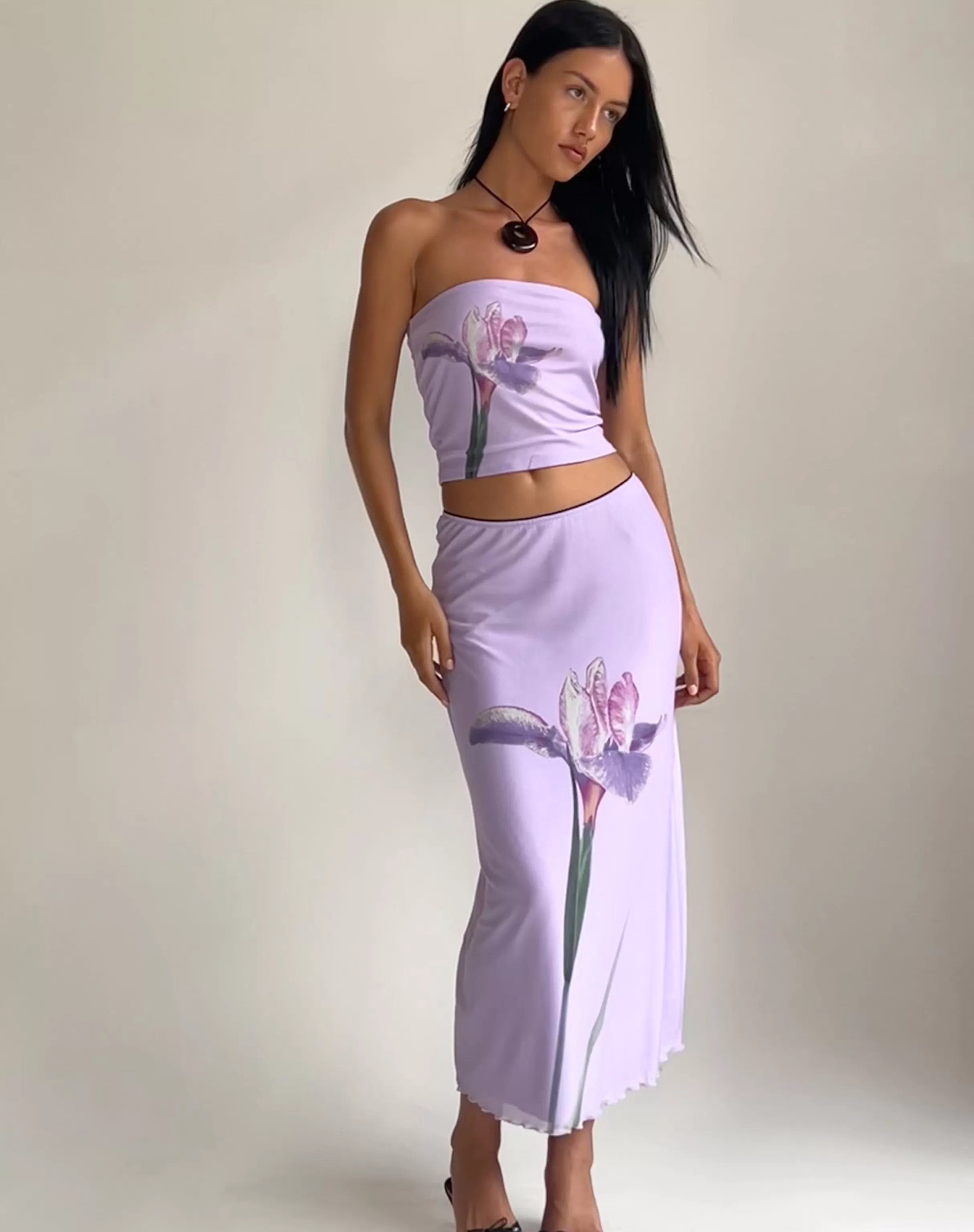 Outlet Lassie Midi Skirt In PRINTED SKIRTS | A LINE SKIRTS